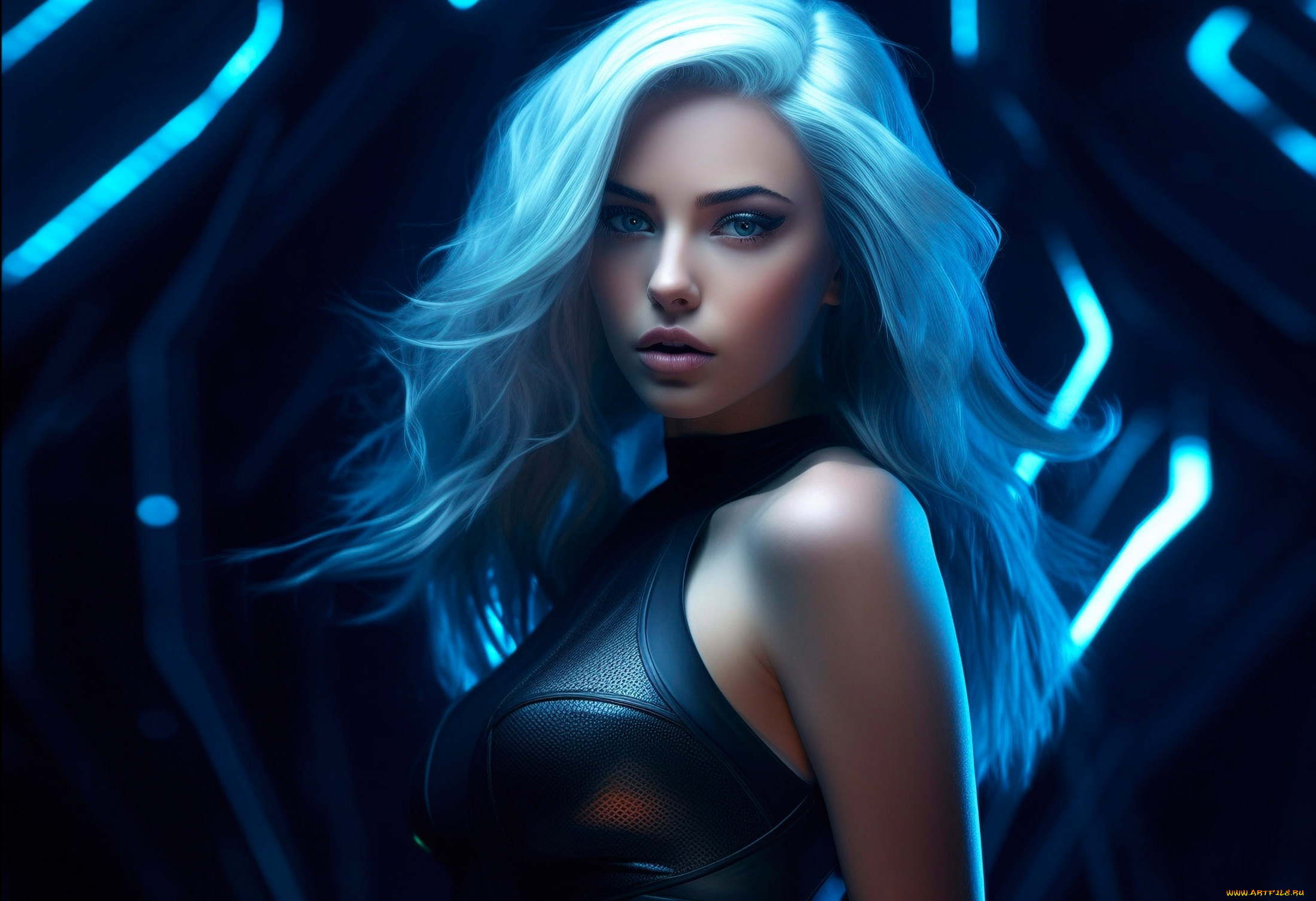 3д, графика, портреты, и, лица, , portraits, and, faсes, девушка, нейросеть