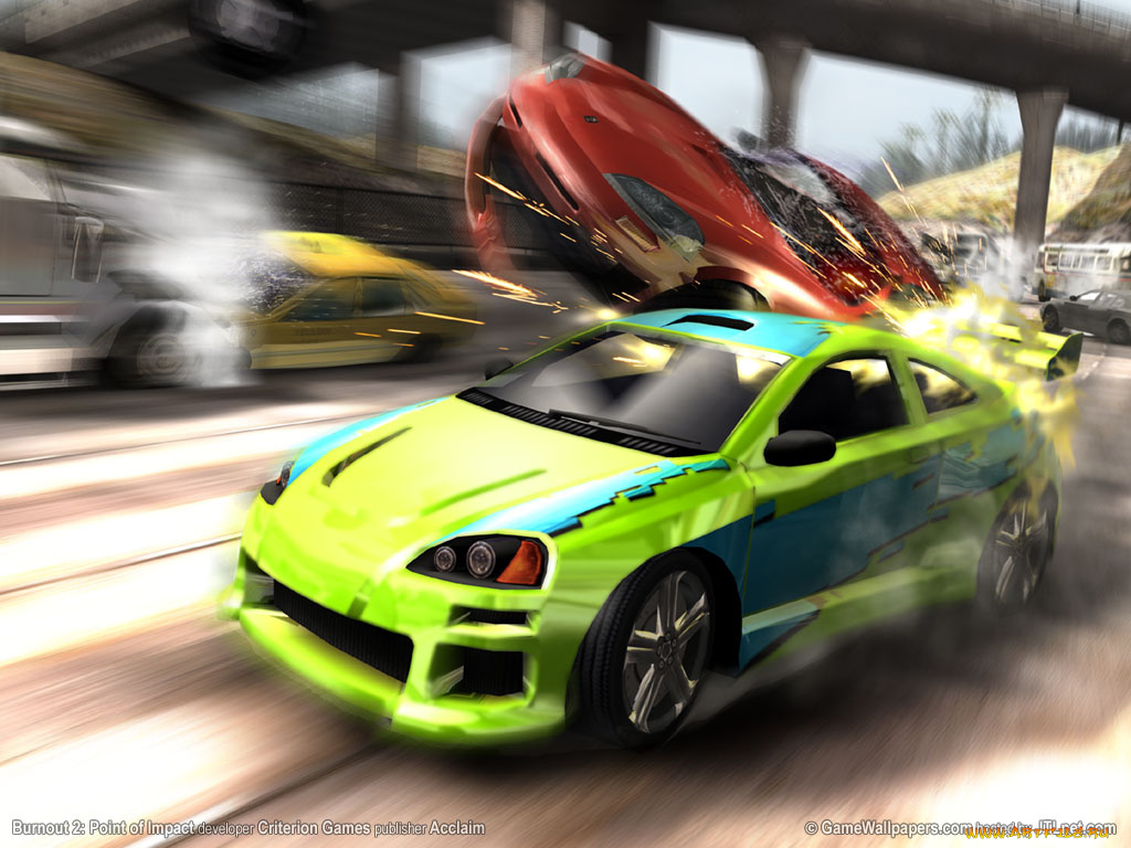 burnout, point, of, impact, видео, игры