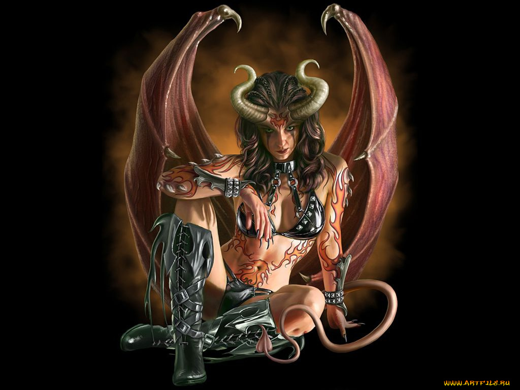 гарпия, фэнтези, демоны