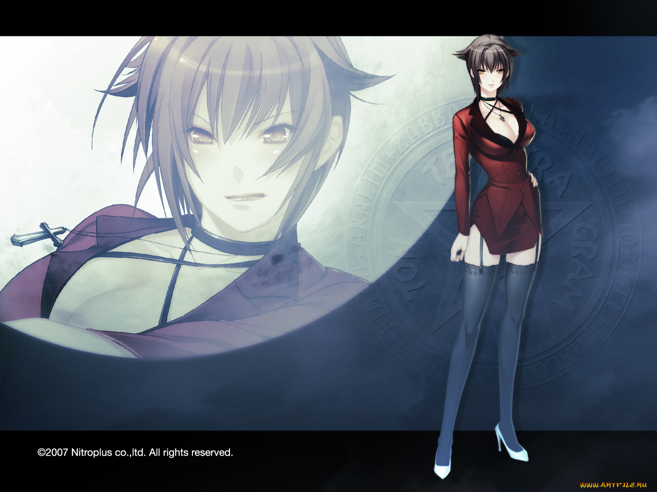 аниме, gekkou, no, carnevale