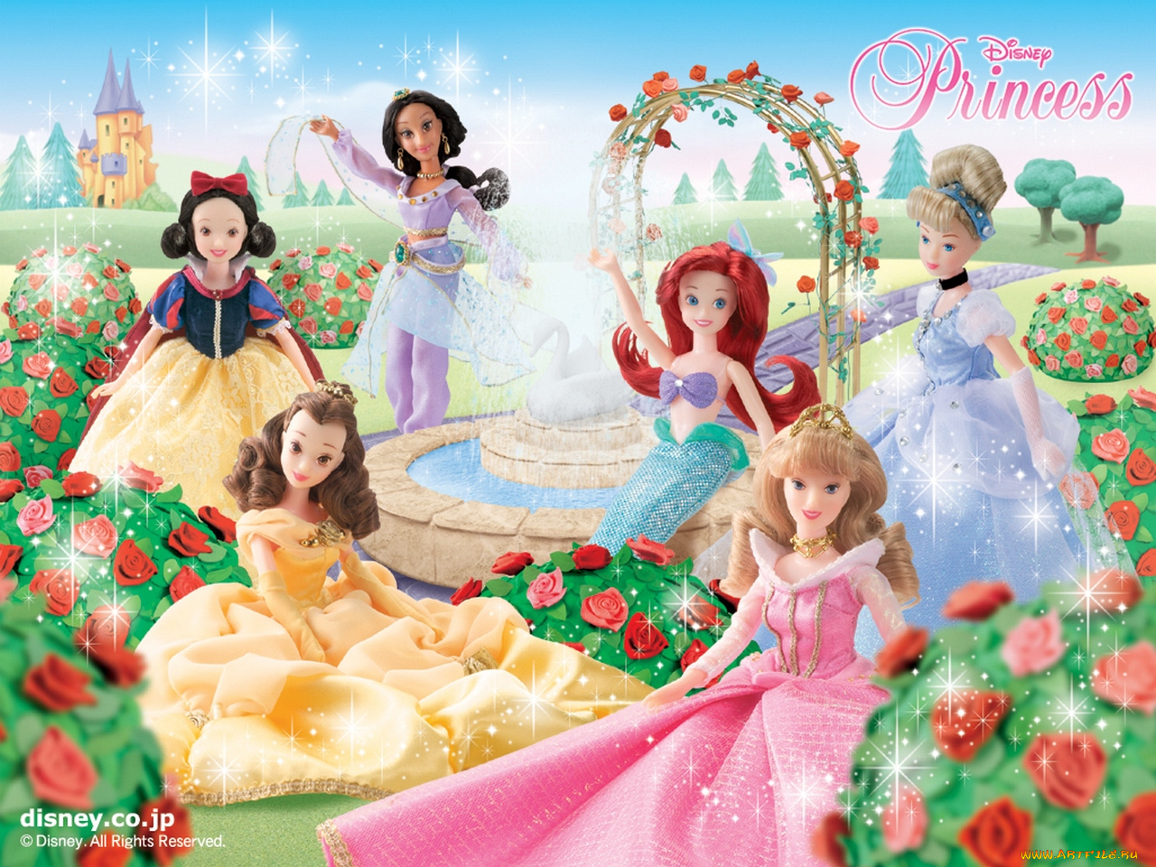 мультфильмы, disney`s, princess