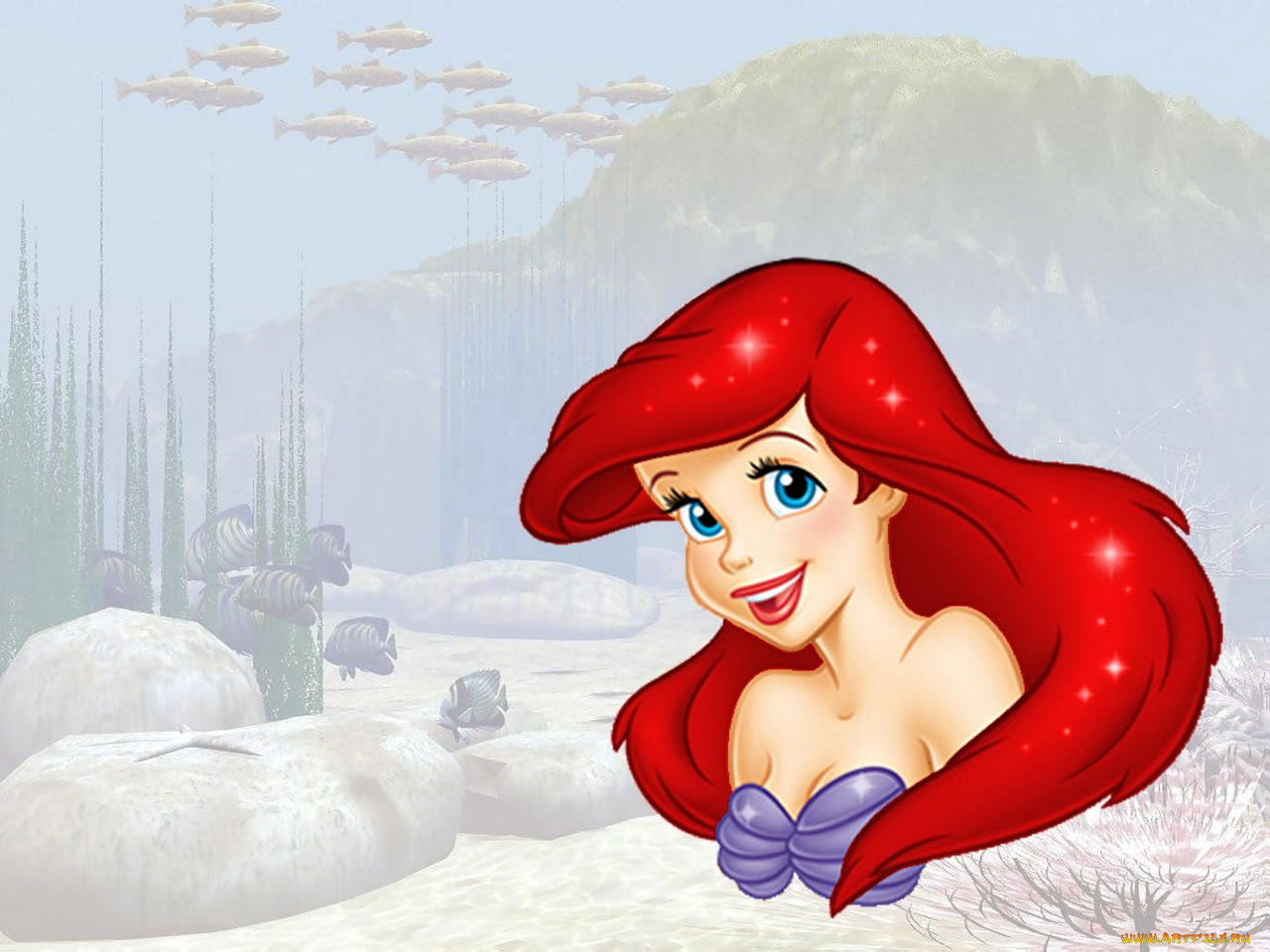 мультфильмы, the, little, mermaid