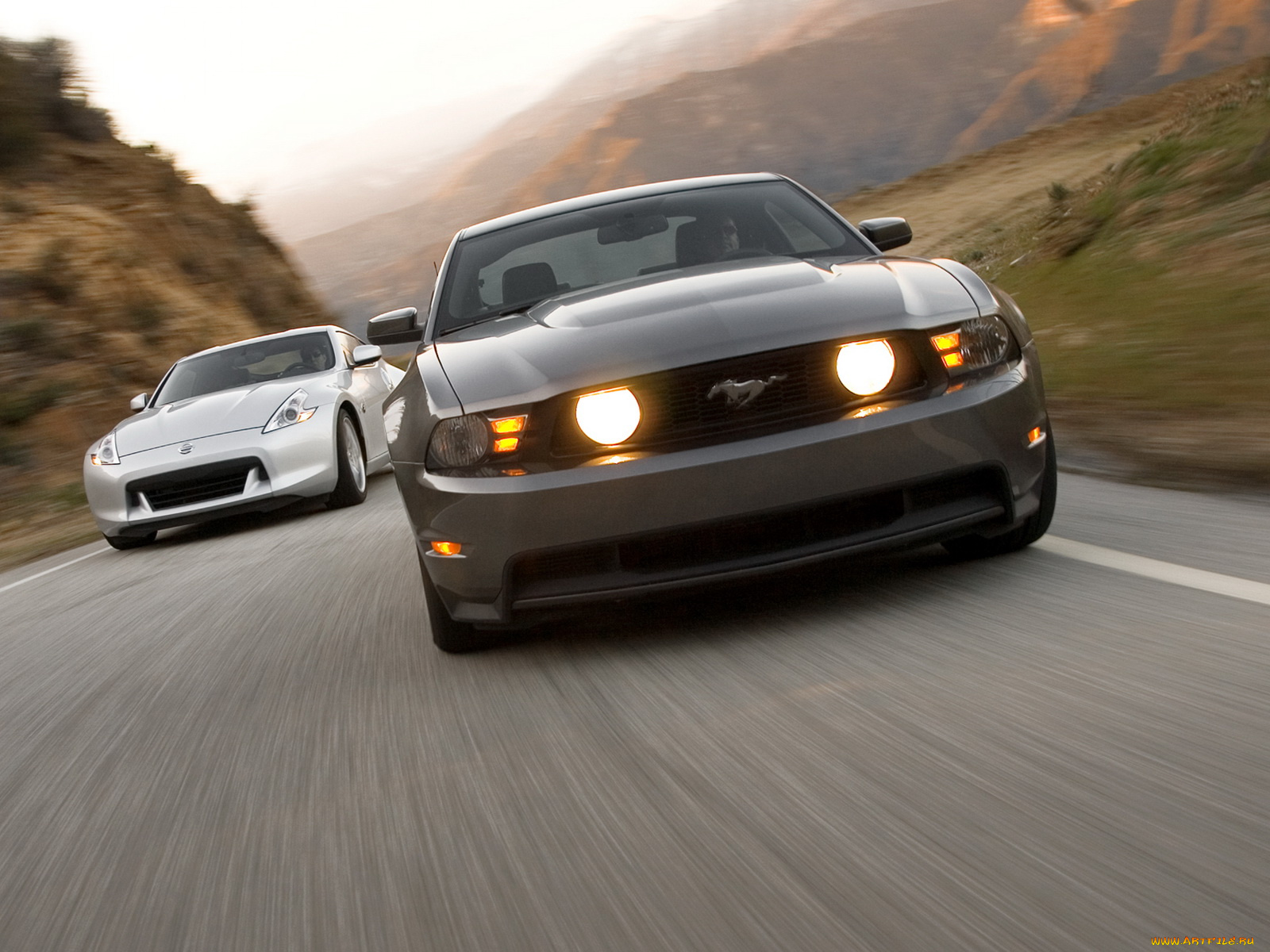 автомобили, разные, вместе