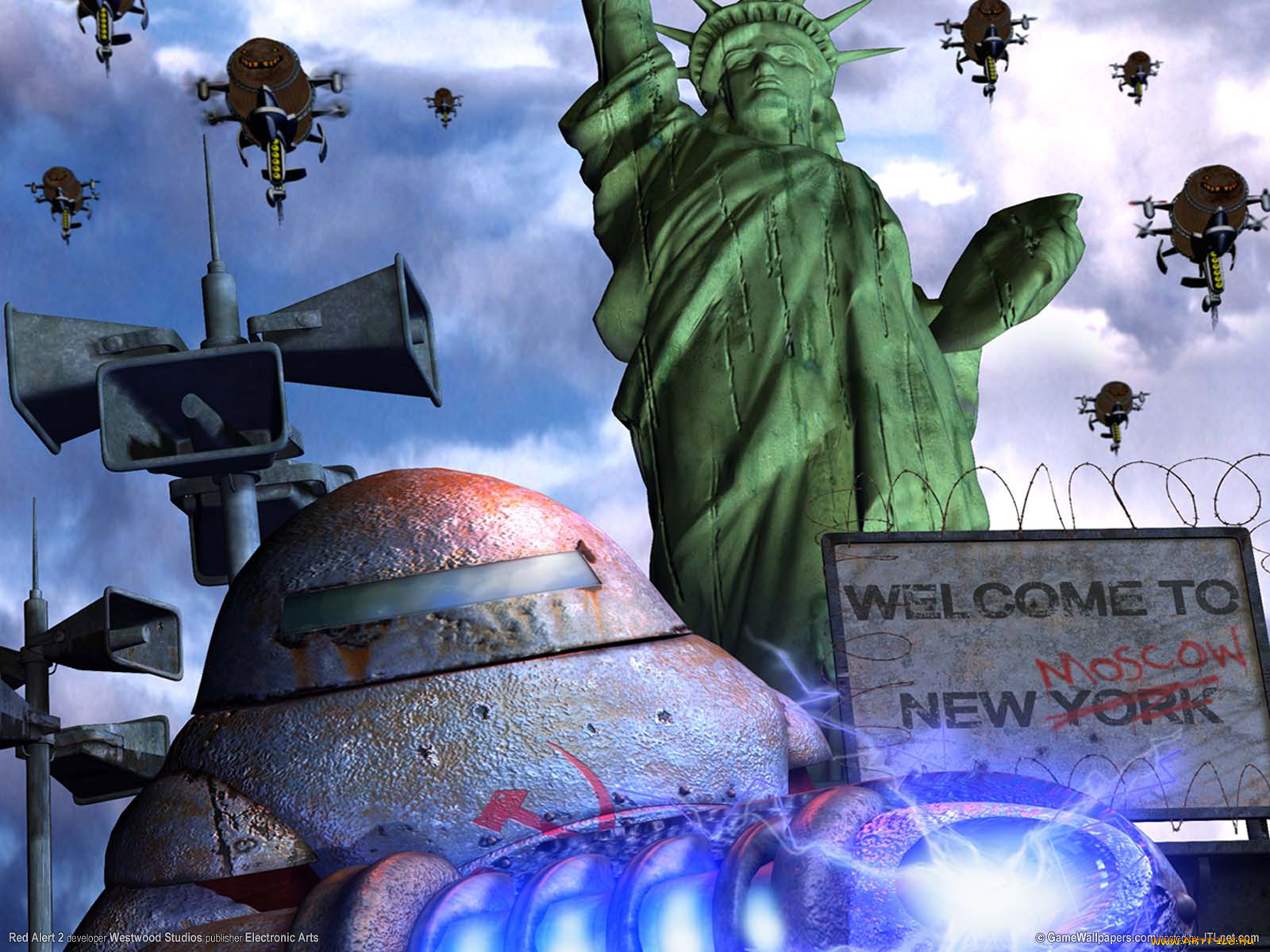 видео, игры, command, conquer, red, alert