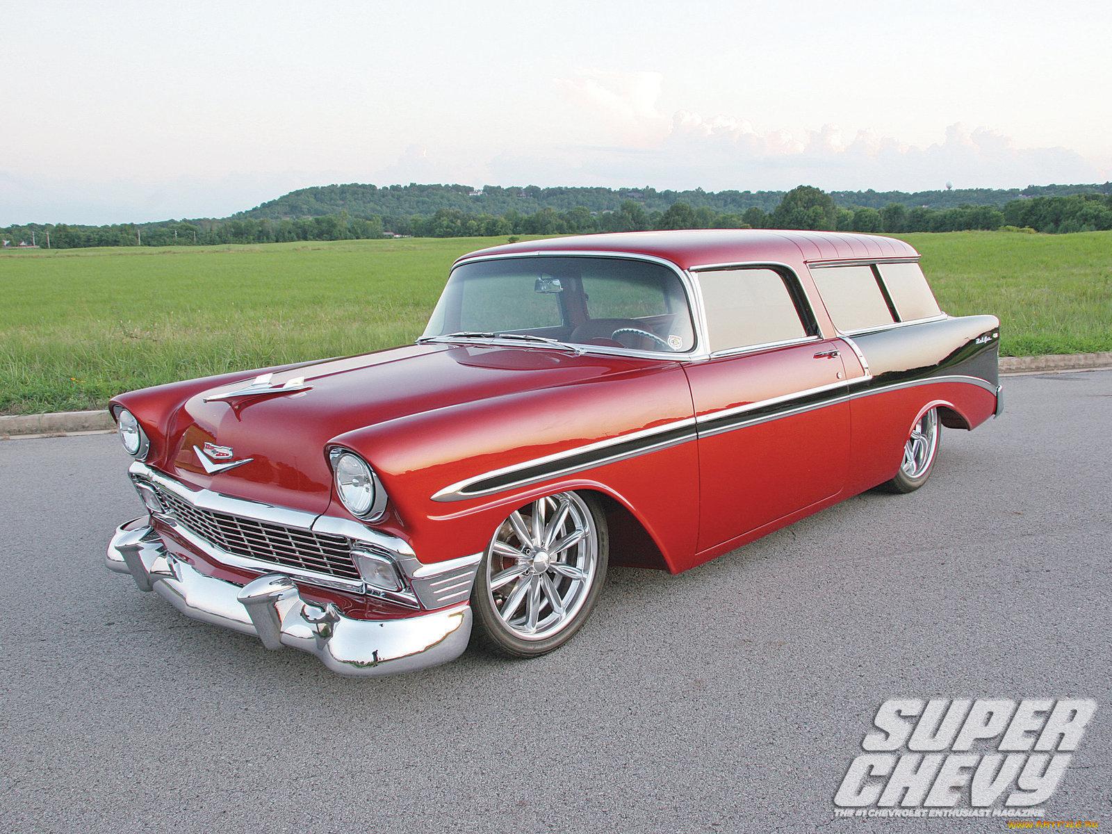 1956, chevy, bel, air, zomad, автомобили, chevrolet