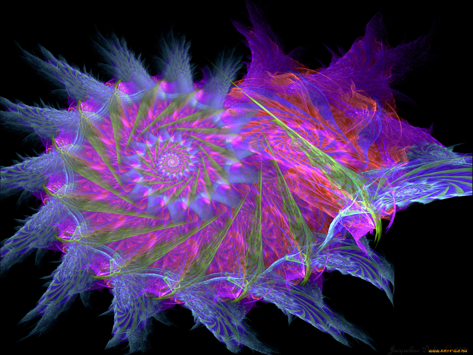 3д, графика, fractal, фракталы, фрактал