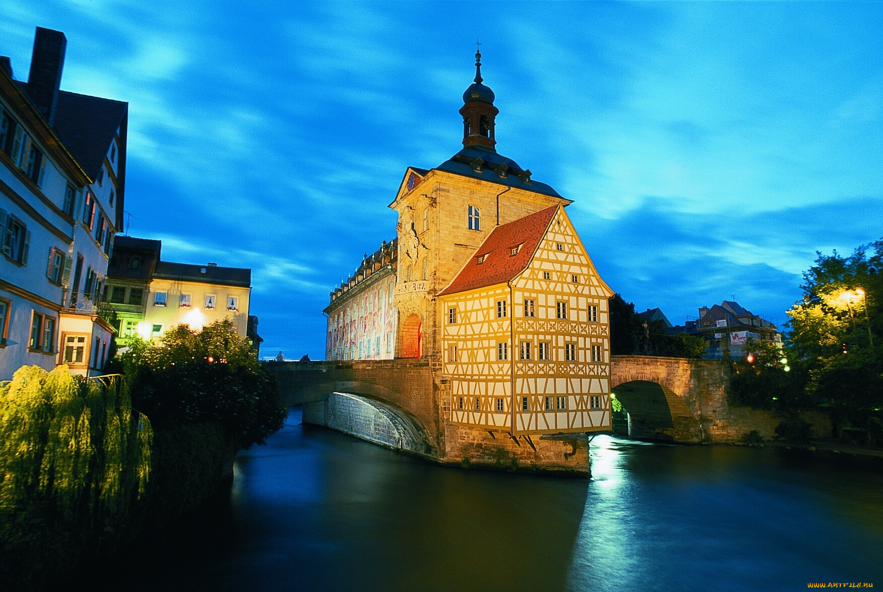 города, мосты, bamberg
