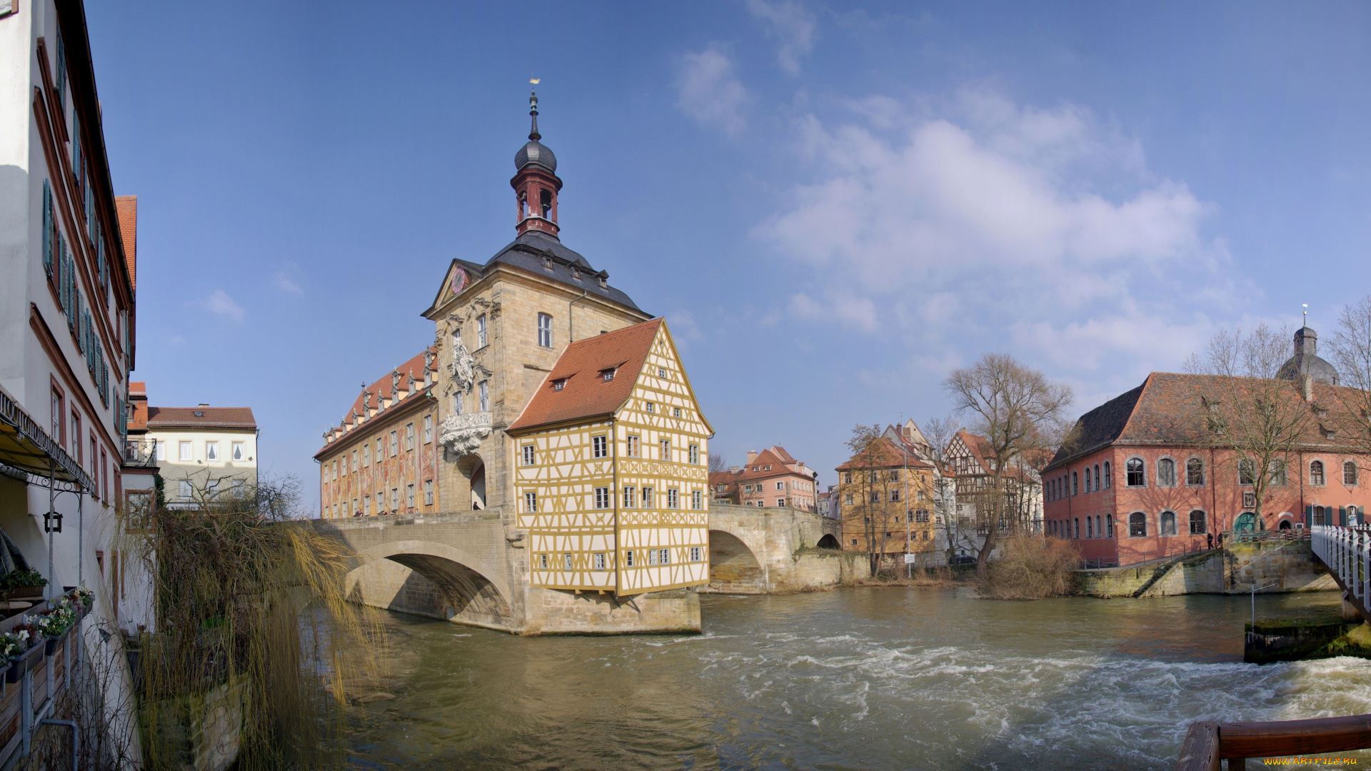 города, мосты, bamberg