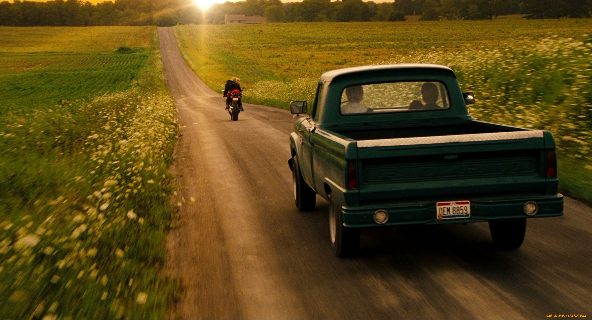 am, number, four, кино, фильмы, дорога, поле