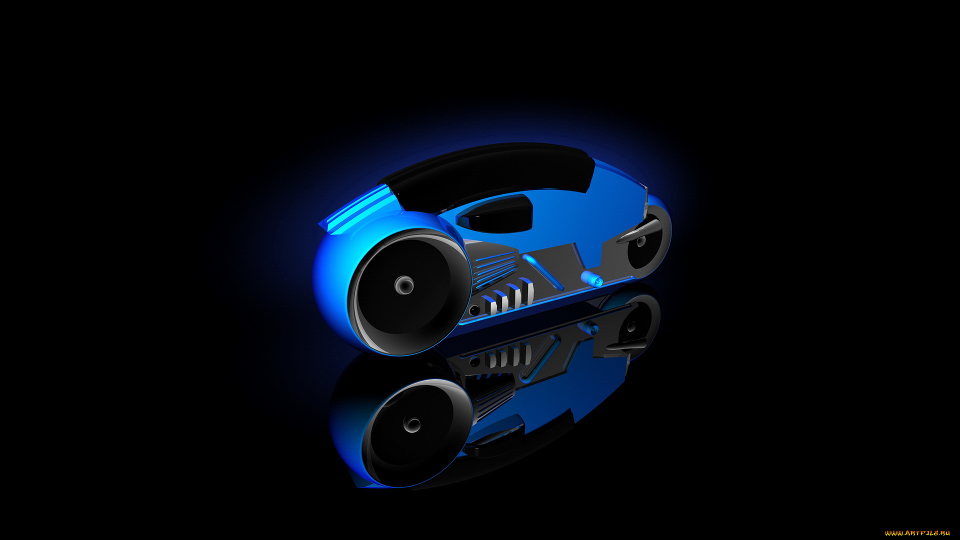 3д, графика, modeling, моделирование, приемник