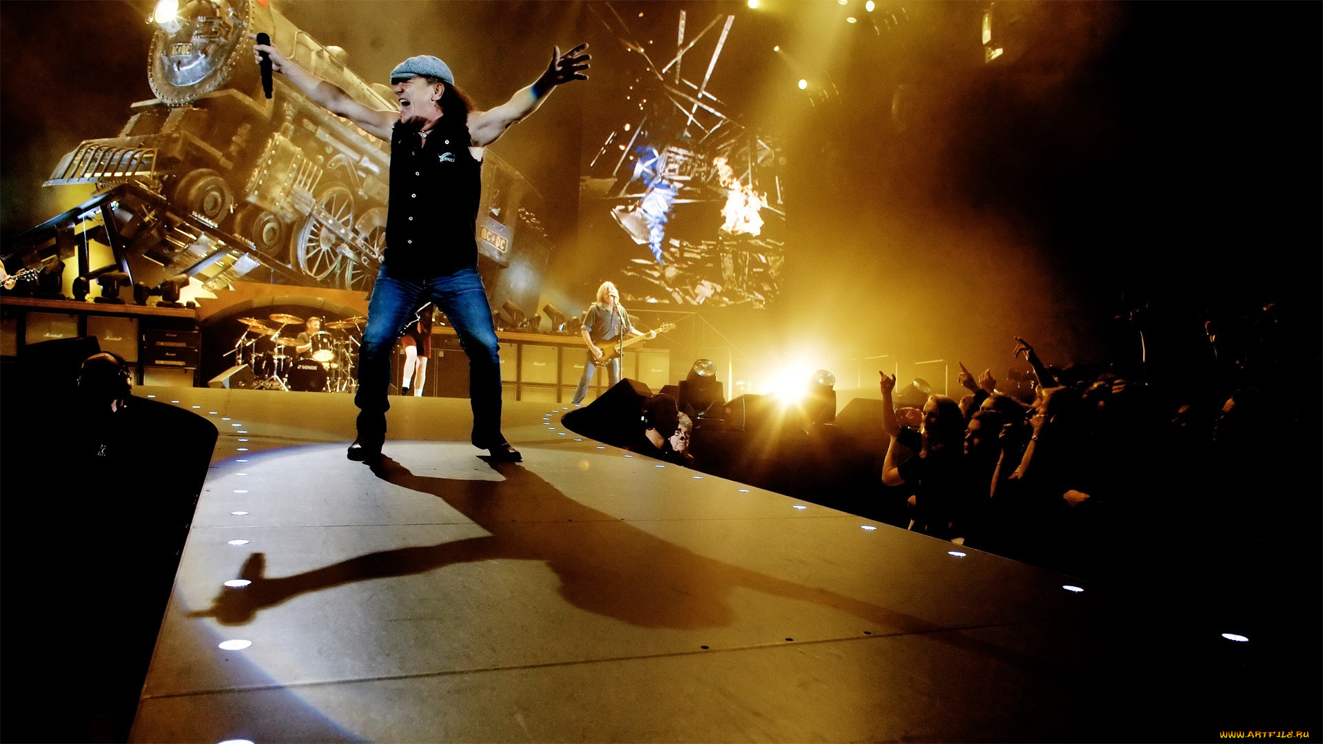 ac, dc, музыка, представление, рок, площадка, концертная