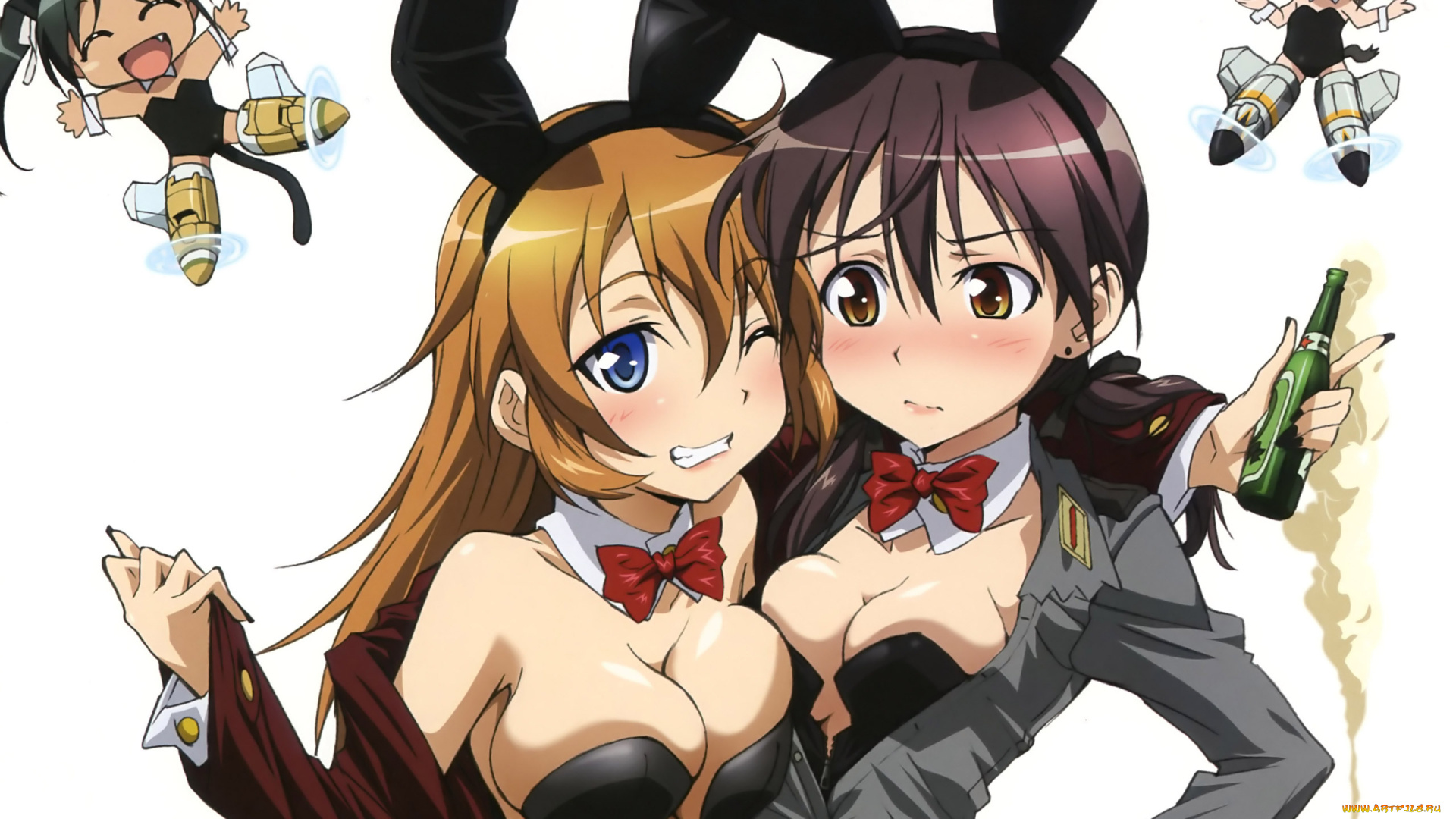 аниме, strike, witches