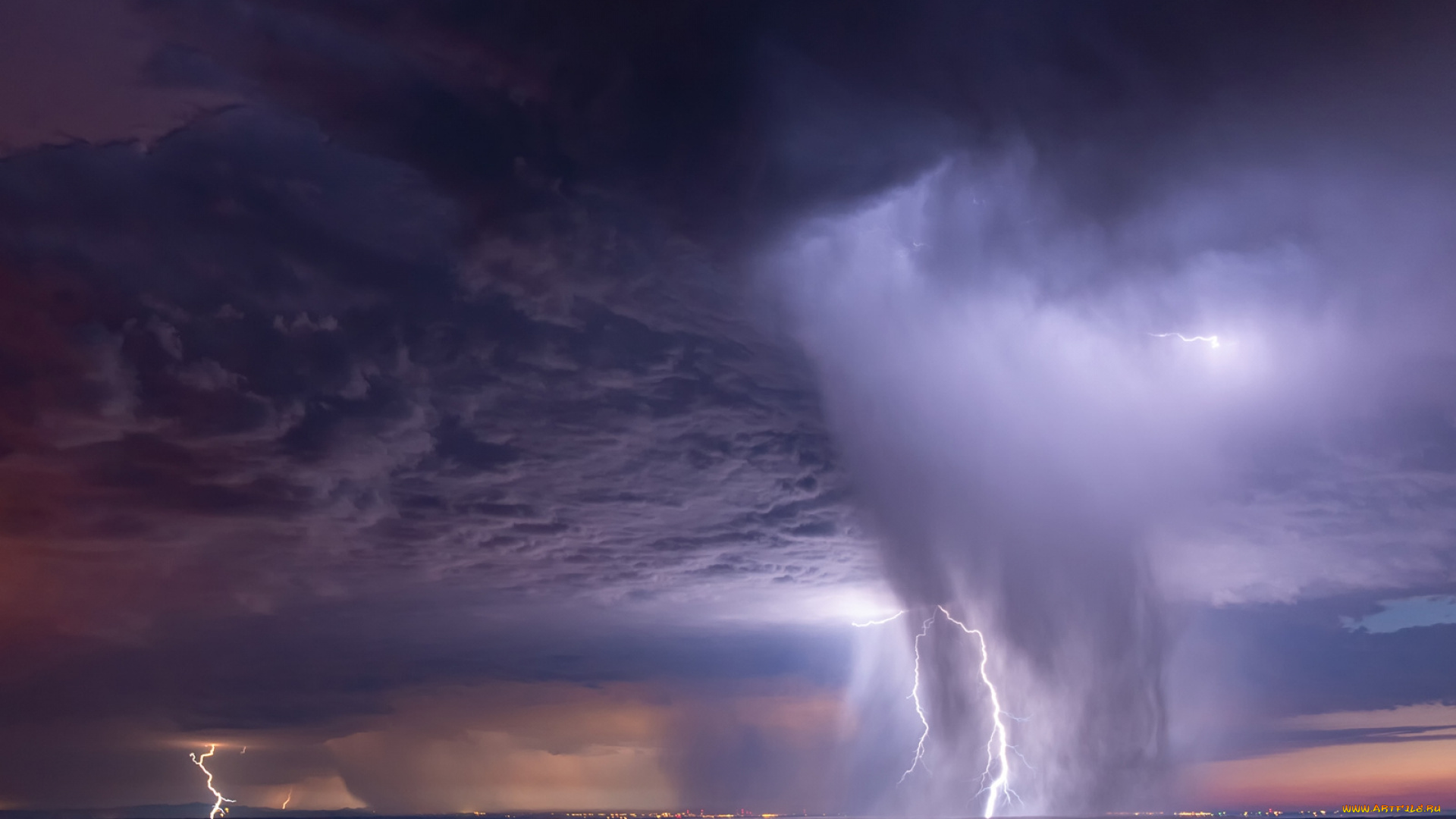 breathtaking, природа, стихия, буря, дождь, сумрак, тучи