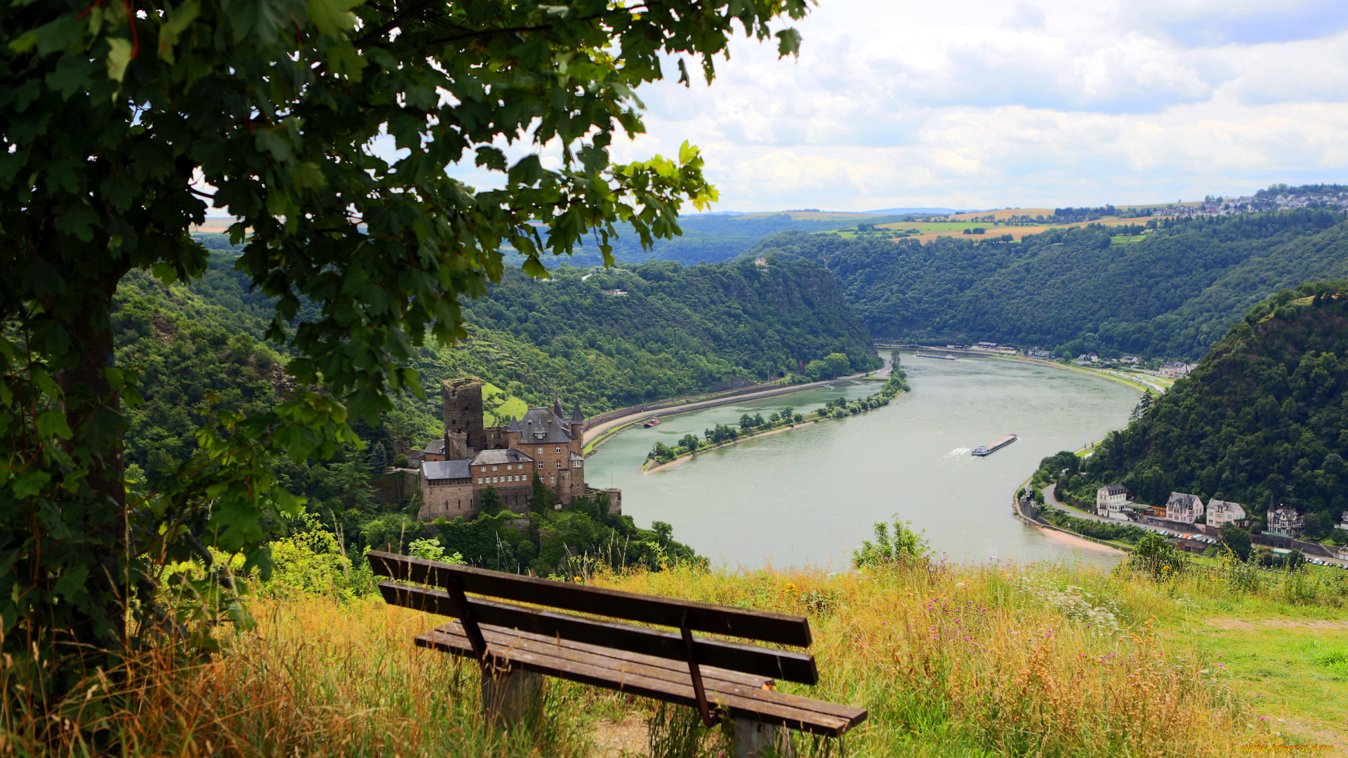 германия, патерсберг, природа, реки, озера, берег, река