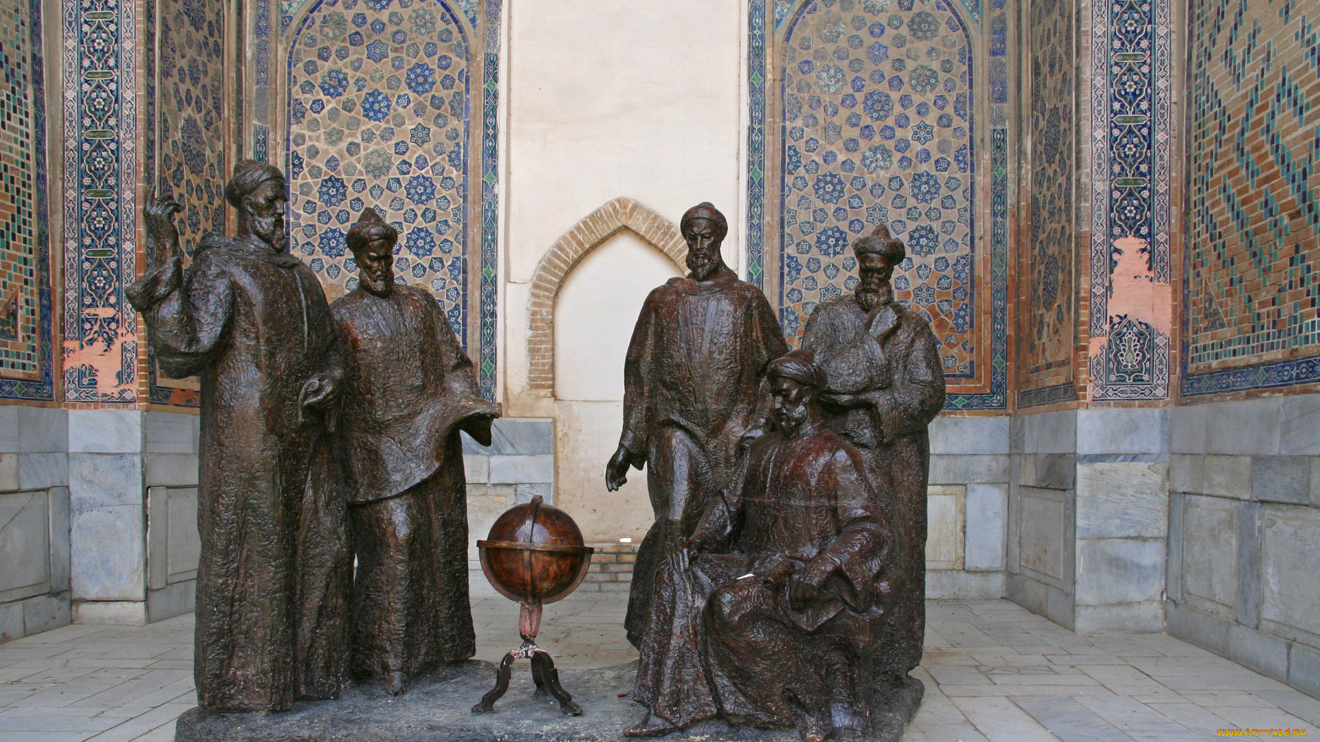 города, памятники, скульптуры, арт, объекты, ученные, мирзо, улугбек, астрономы