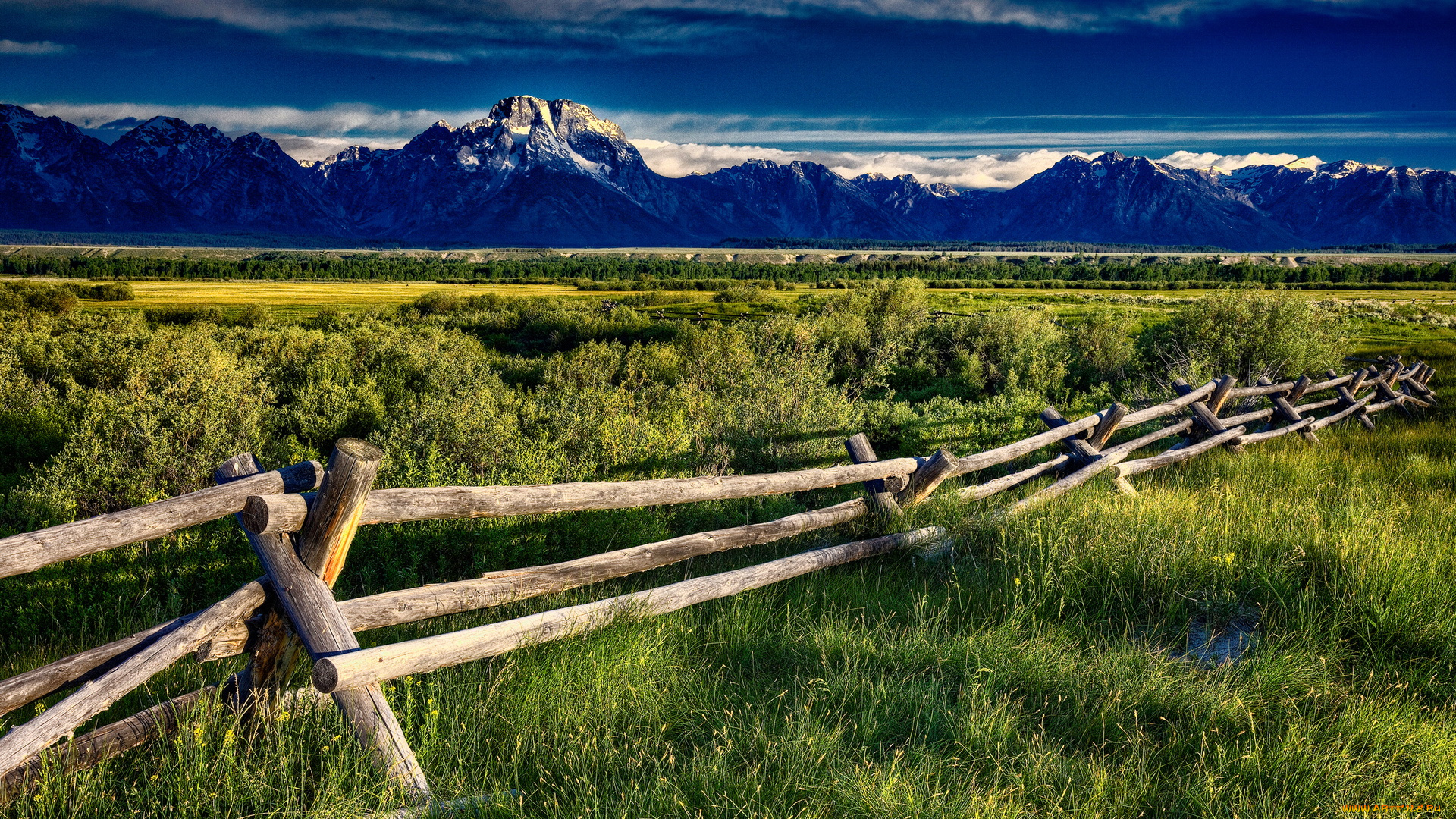 природа, пейзажи, забор