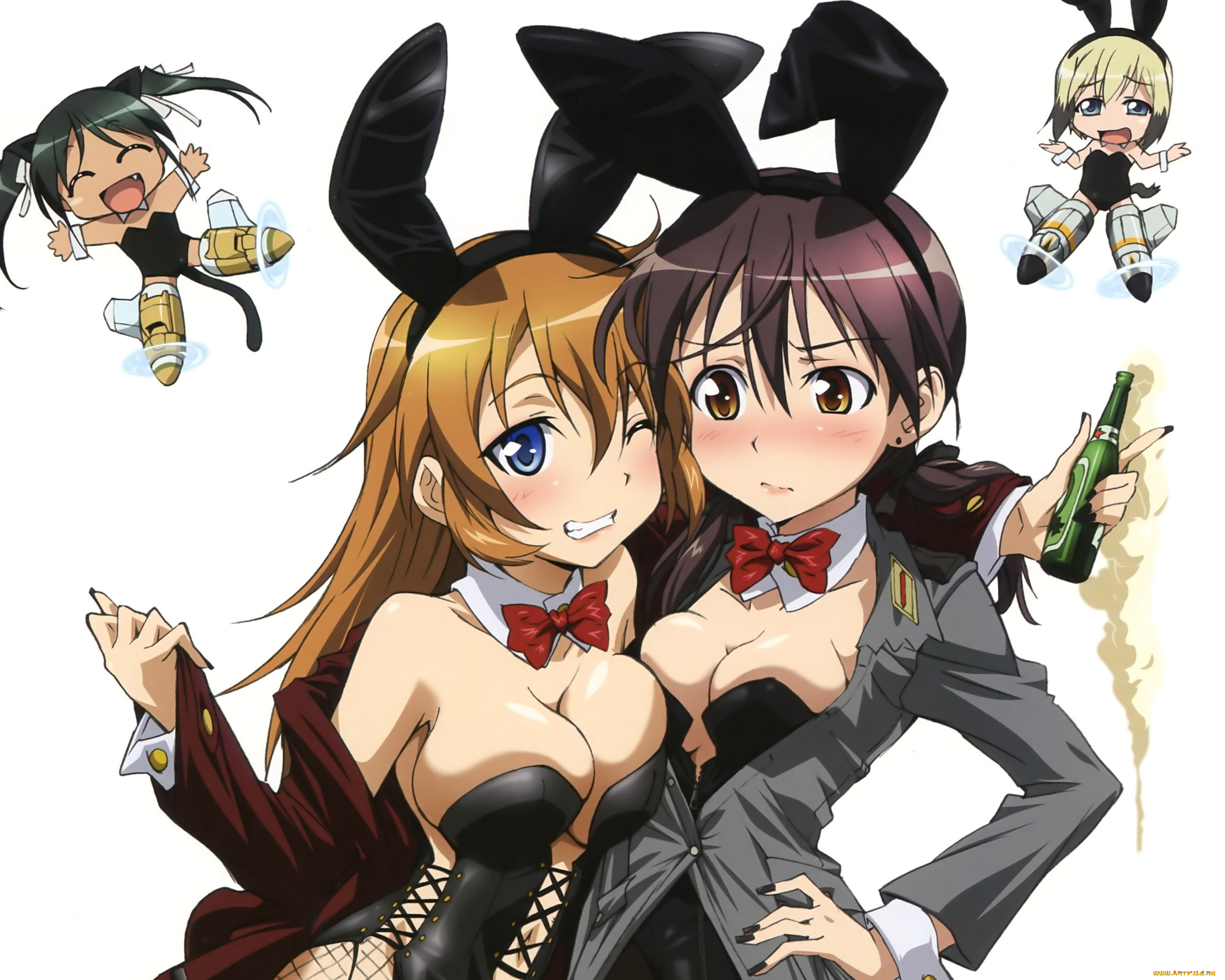 аниме, strike, witches