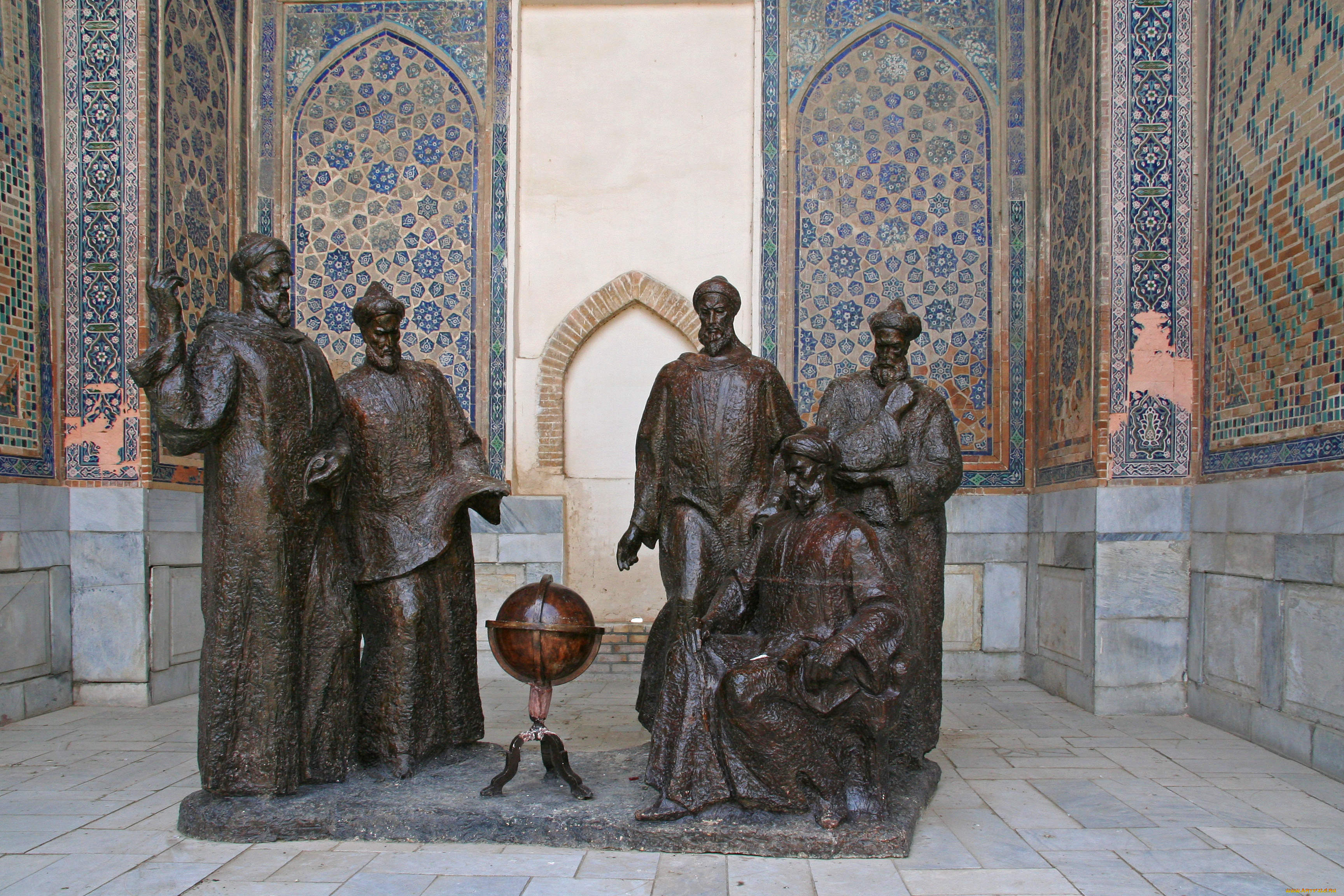 города, памятники, скульптуры, арт, объекты, ученные, мирзо, улугбек, астрономы