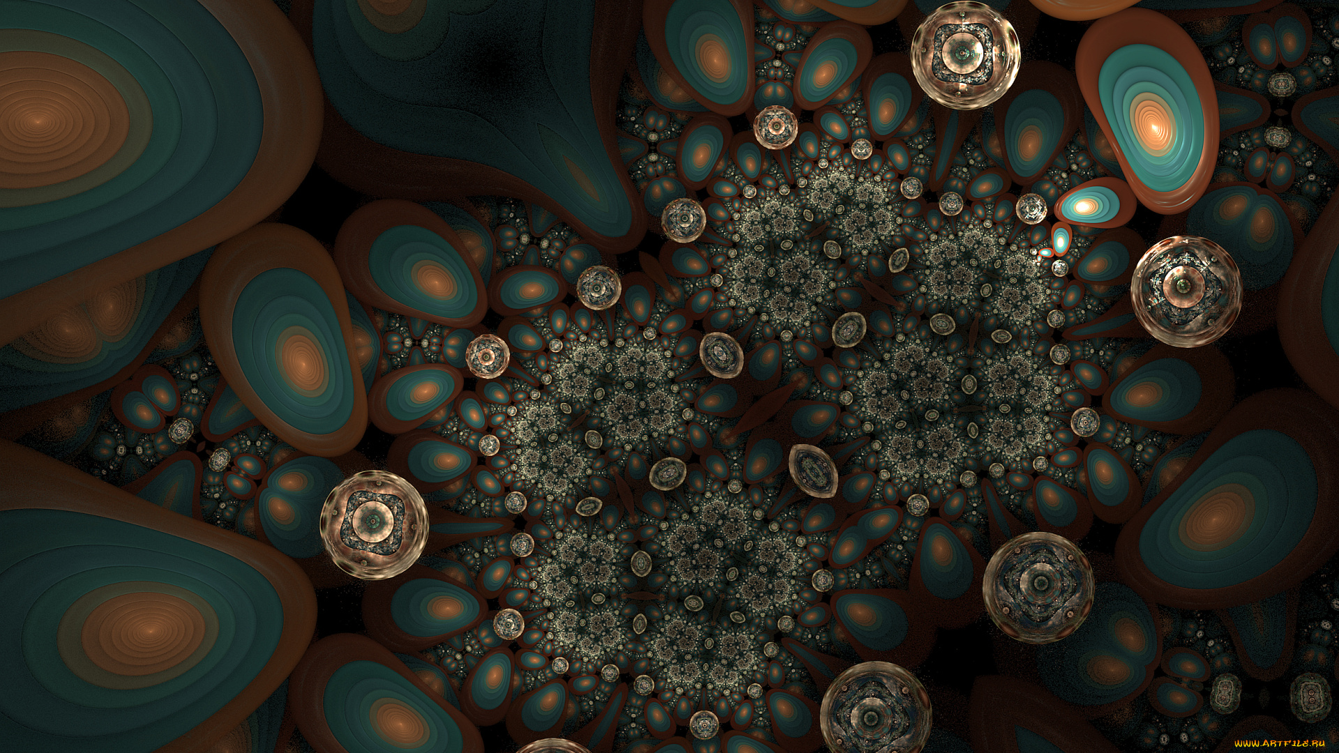 3д, графика, фракталы, , fractal, узор, фон, цвета