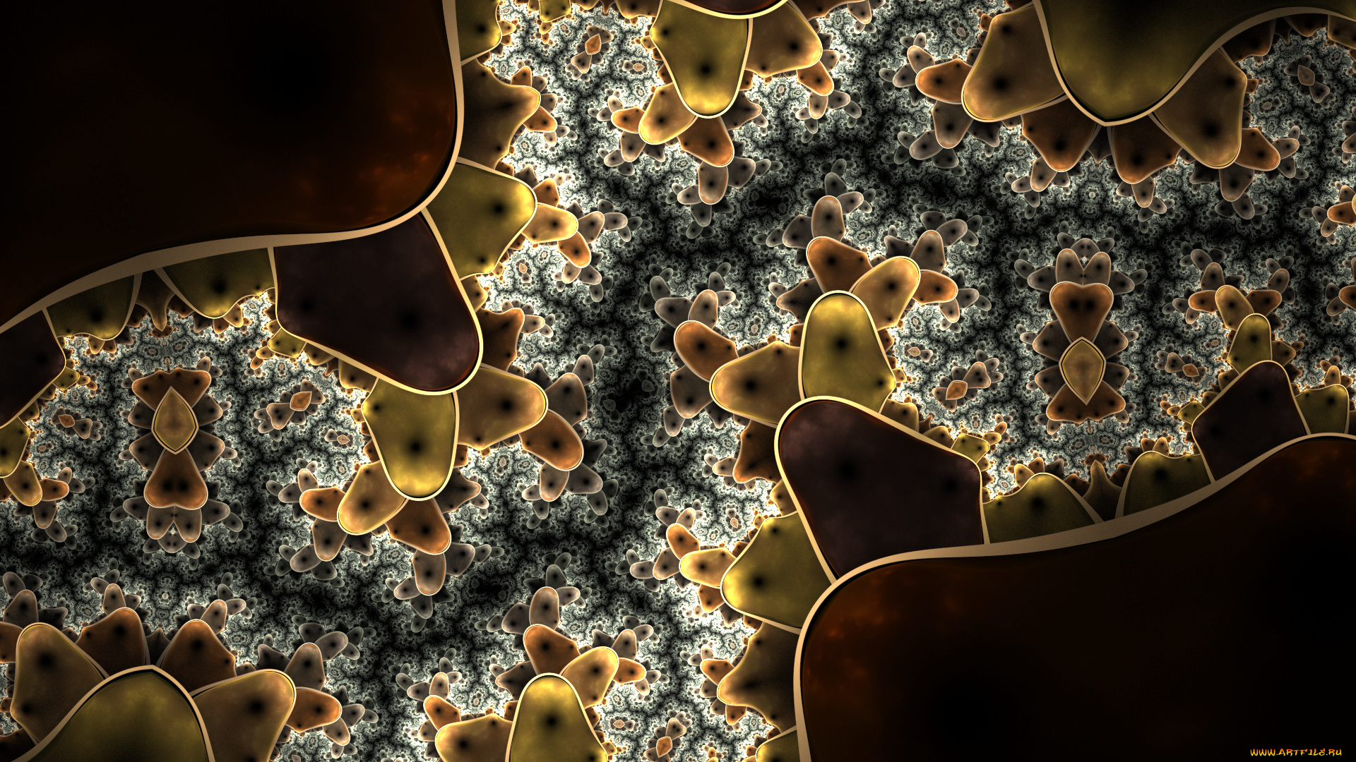 3д, графика, фракталы, , fractal, узор, фон, цвета