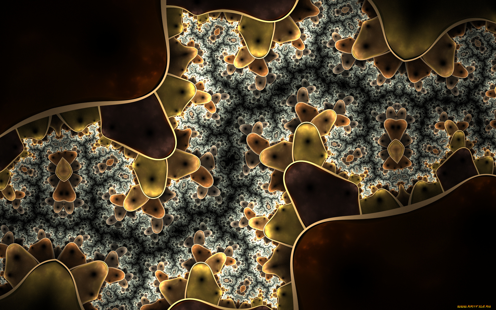 3д, графика, фракталы, , fractal, узор, фон, цвета