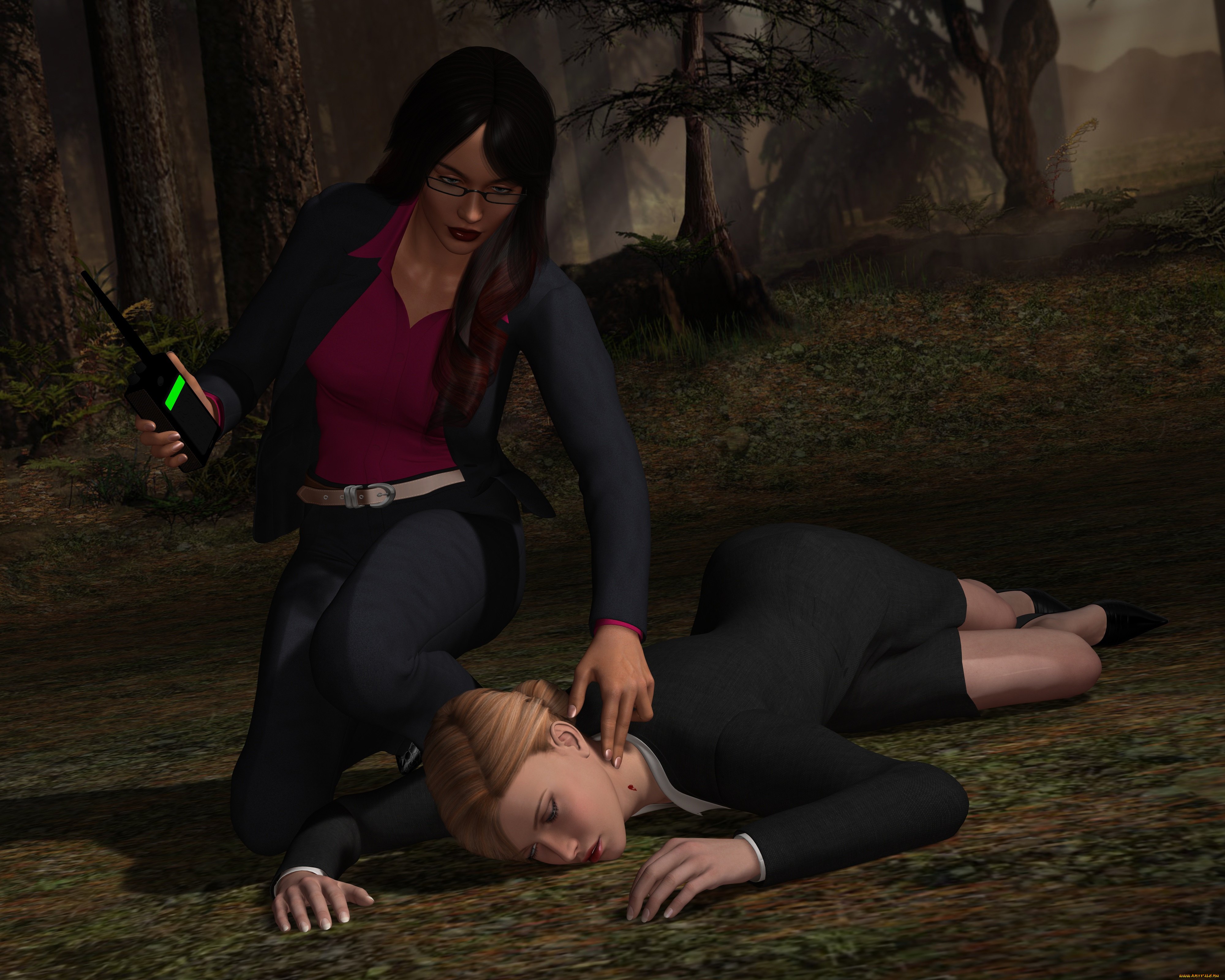 she-wolf, 3д, графика, фантазия, , fantasy, девушки