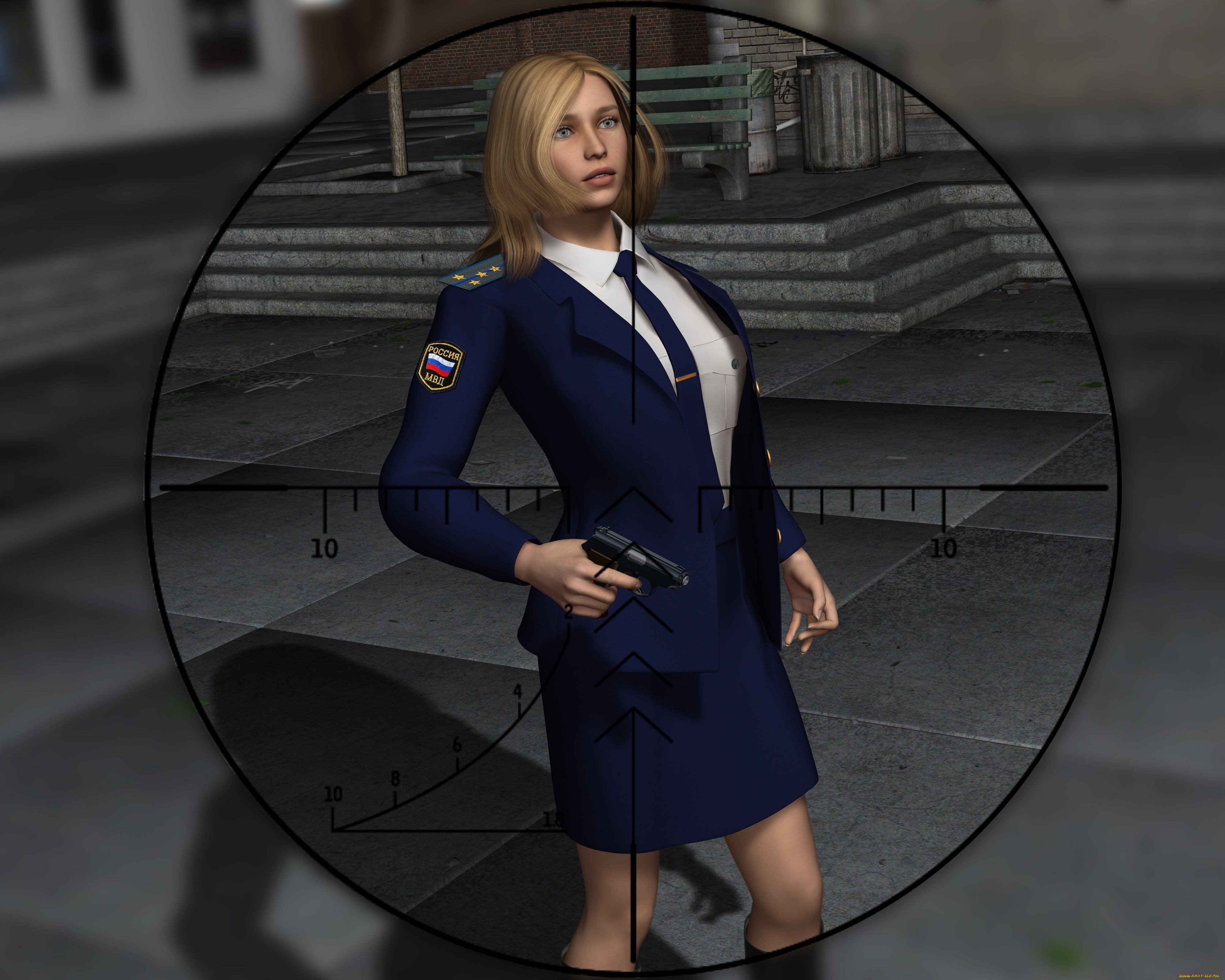 she-wolf, 3д, графика, фантазия, , fantasy, прокурор