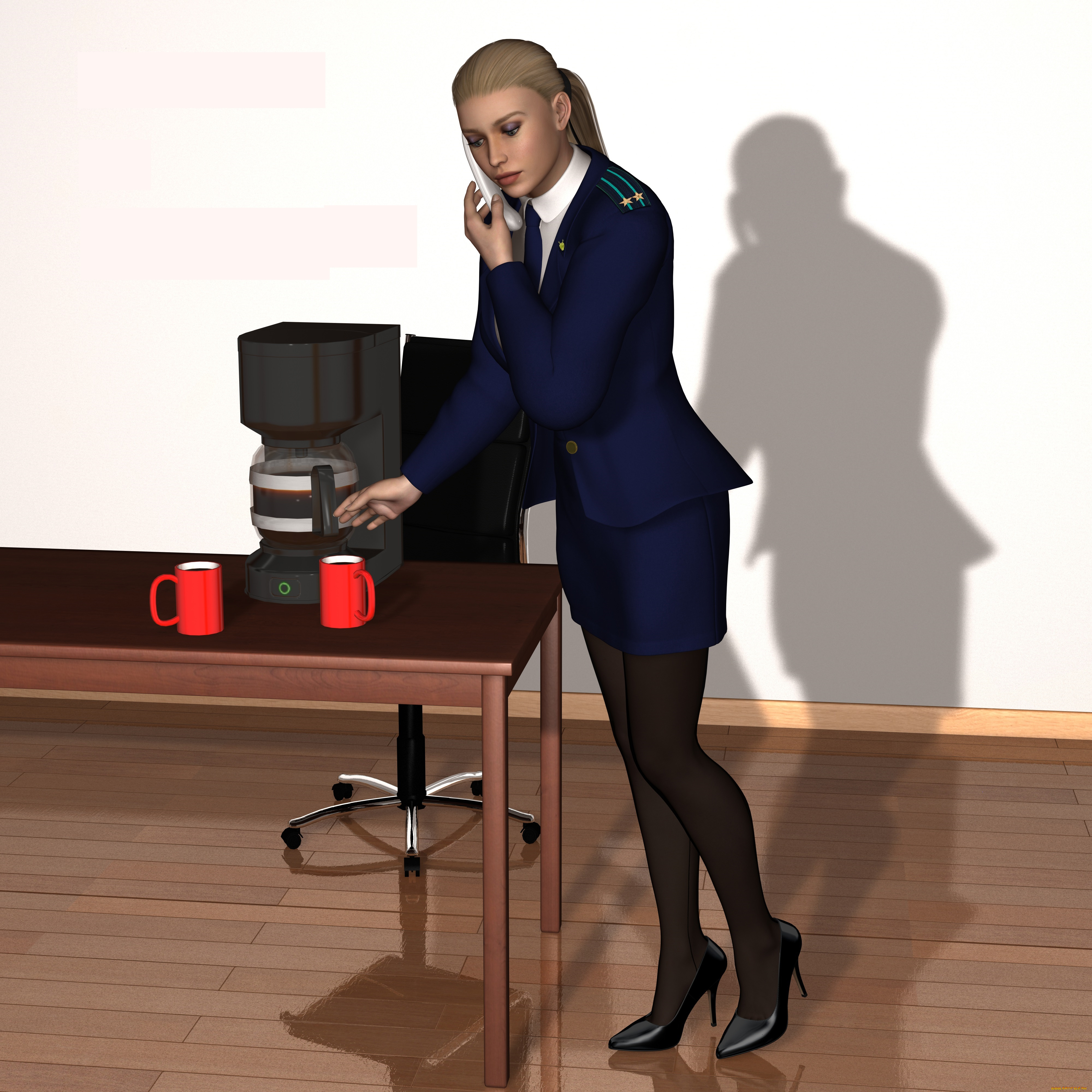 she-wolf, 3д, графика, фантазия, , fantasy, взгляд