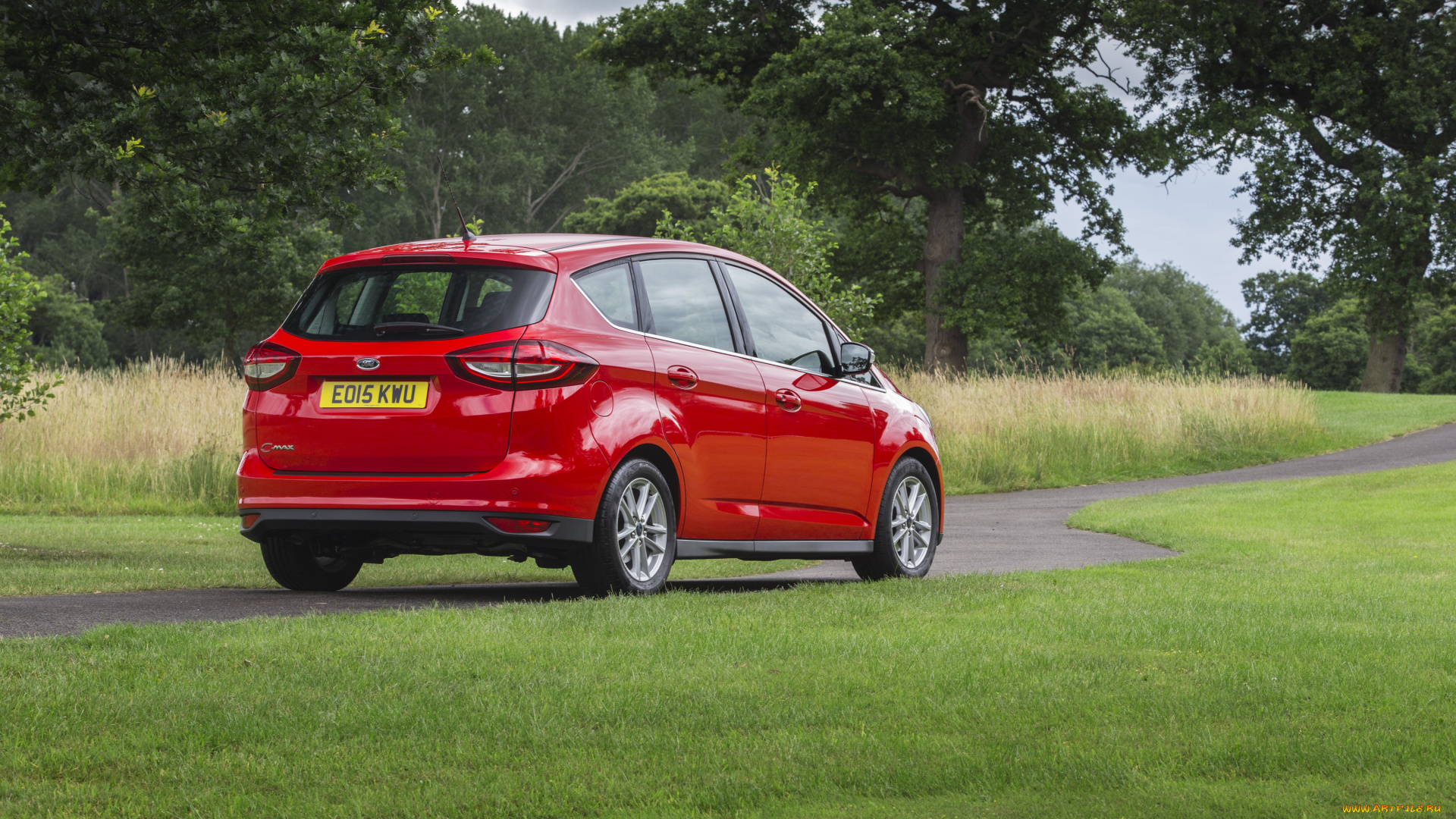 автомобили, ford, uk-spec, красный, 2015г, c-max