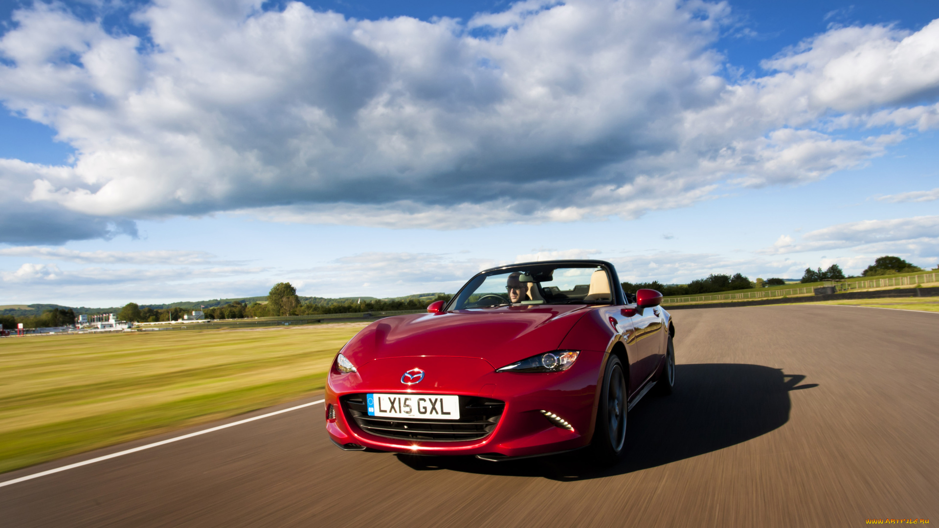 автомобили, mazda, mx-5, uk-spec, красный, 2015г, nd