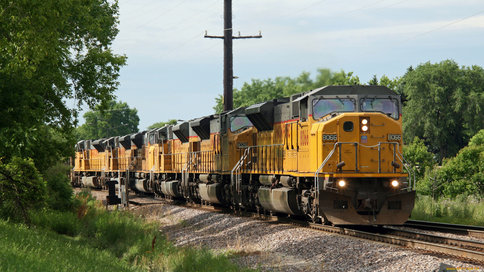 техника, поезда, локомотив, состав, рельсы, дорога, железная