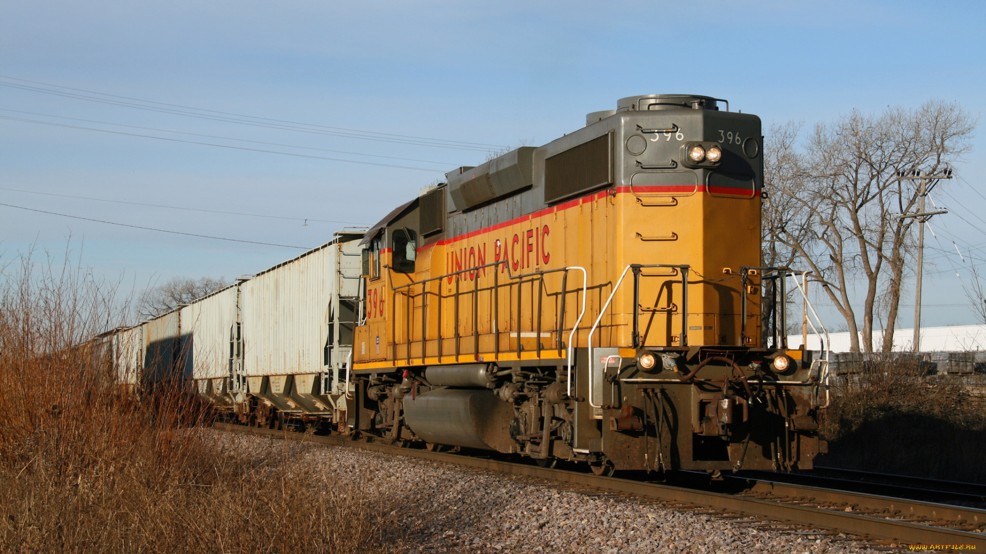 техника, поезда, рельсы, дорога, железная, состав, локомотив