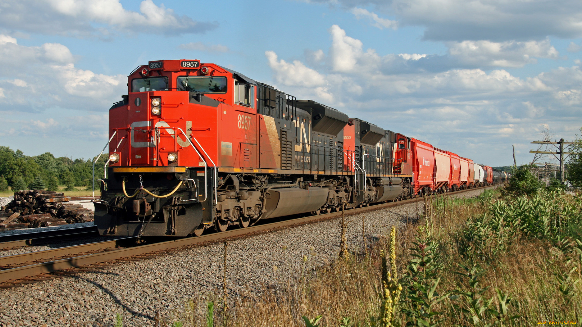 техника, поезда, состав, локомотив, рельсы, дорога, железная