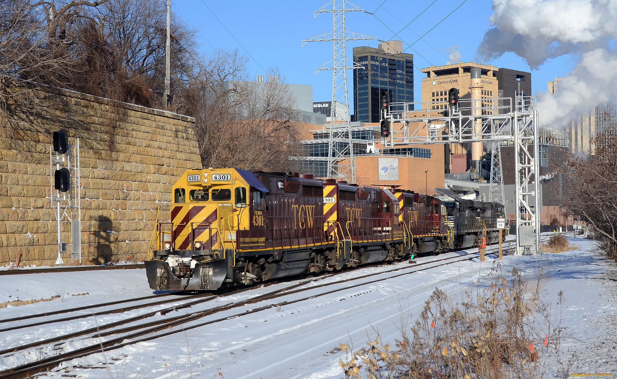 техника, поезда, рельсы, железная, дорога, состав, локомотив