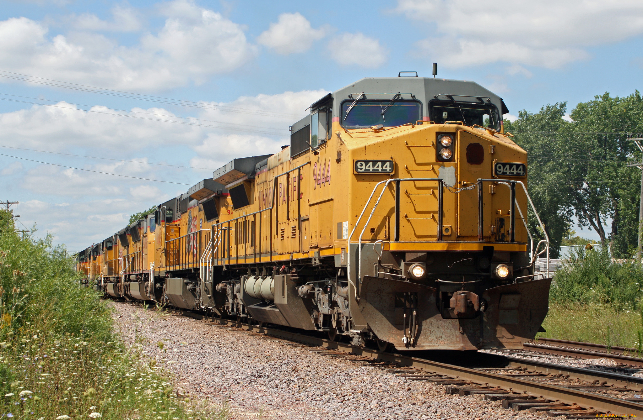 техника, поезда, состав, локомотив, дорога, железная, рельсы