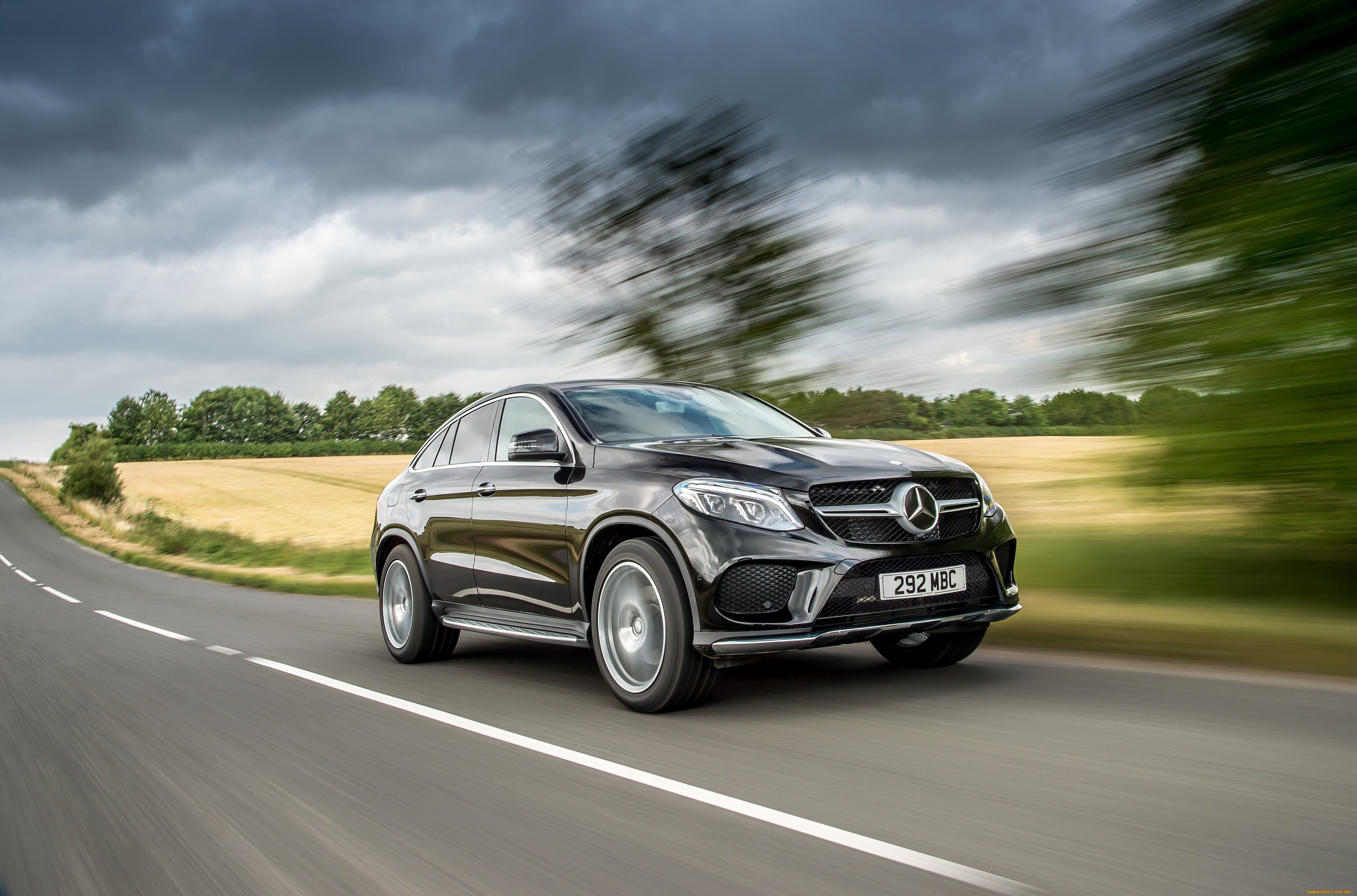 автомобили, mercedes-benz, amg, 4matic, coupе, 2015г, c292, uk-spec, темный, line, gle, 350, d