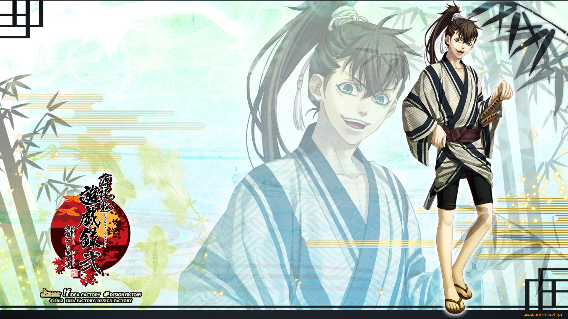 аниме, hakuoki, парень