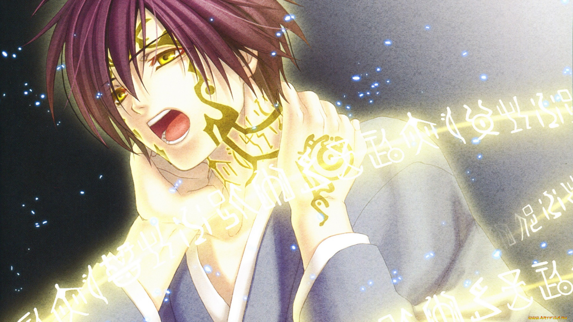 аниме, hiiro, no, kakera, парень