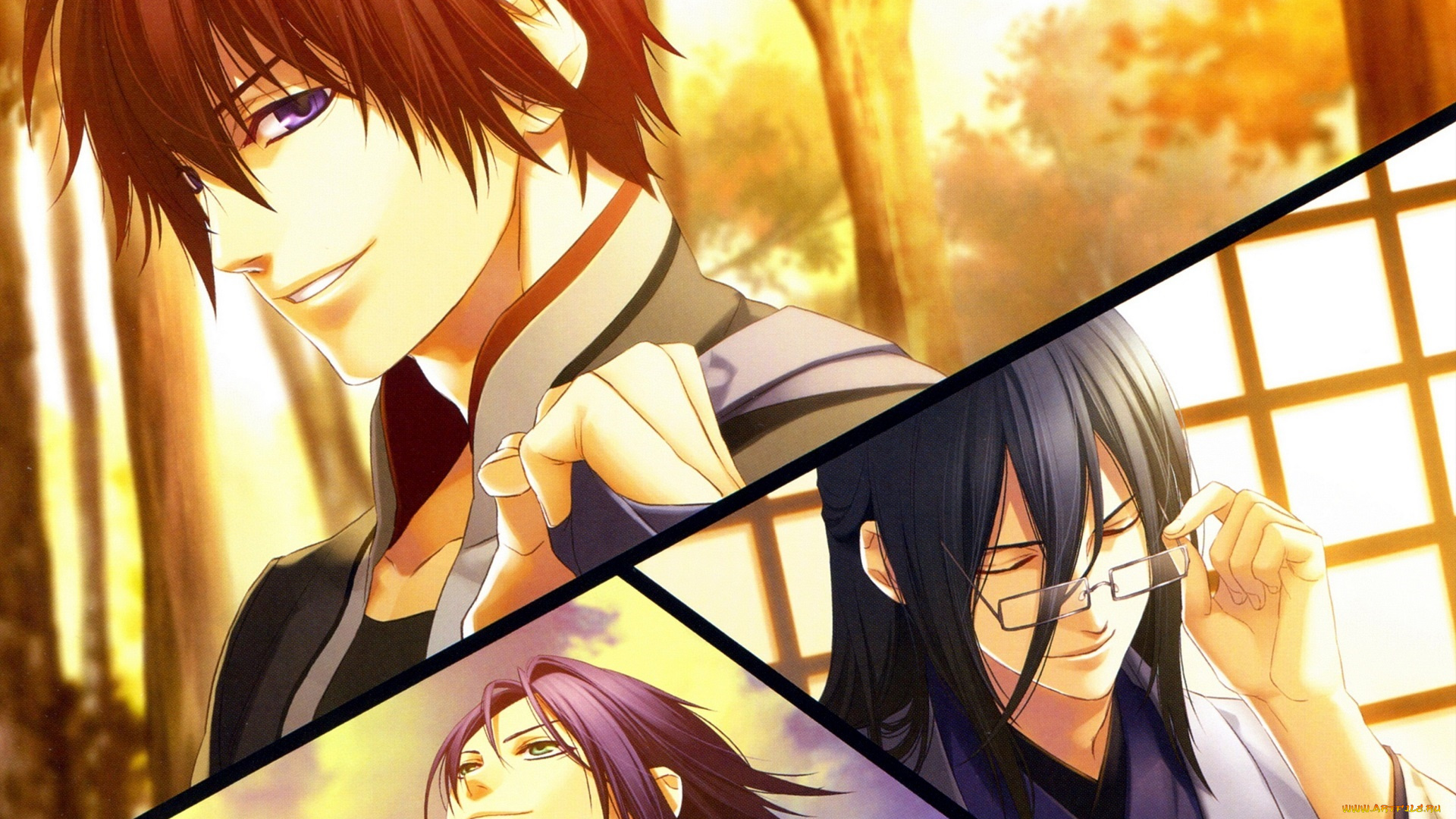 аниме, hiiro, no, kakera, парни