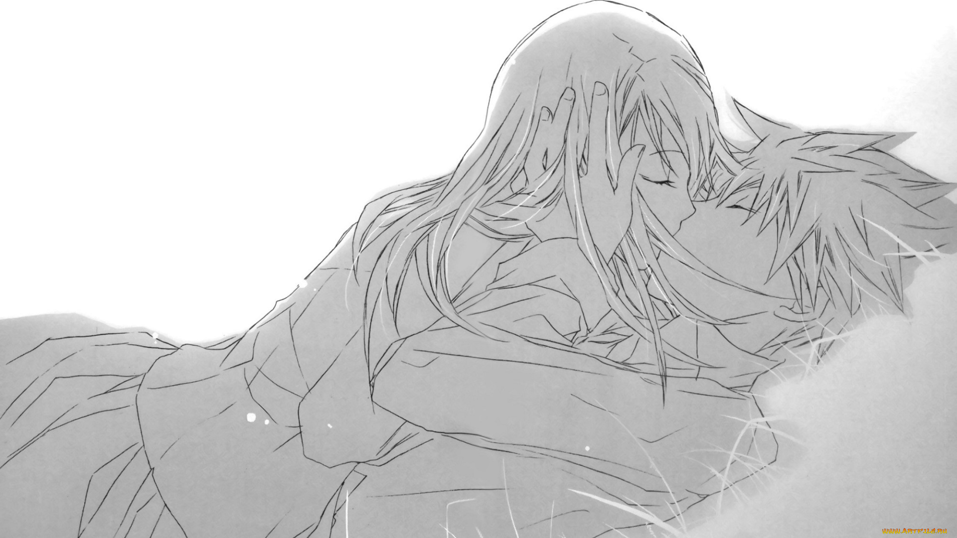 аниме, hikaru, ga, chikyuu, ni, itakoro, пара