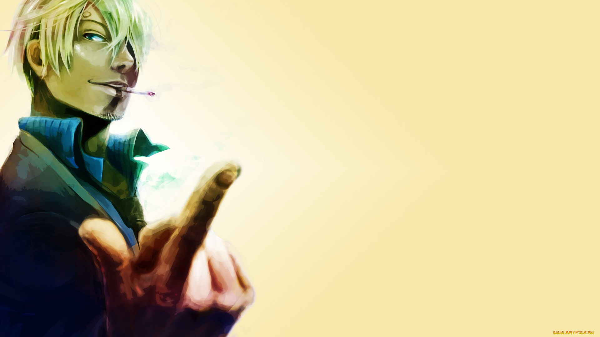 аниме, one, piece, парень