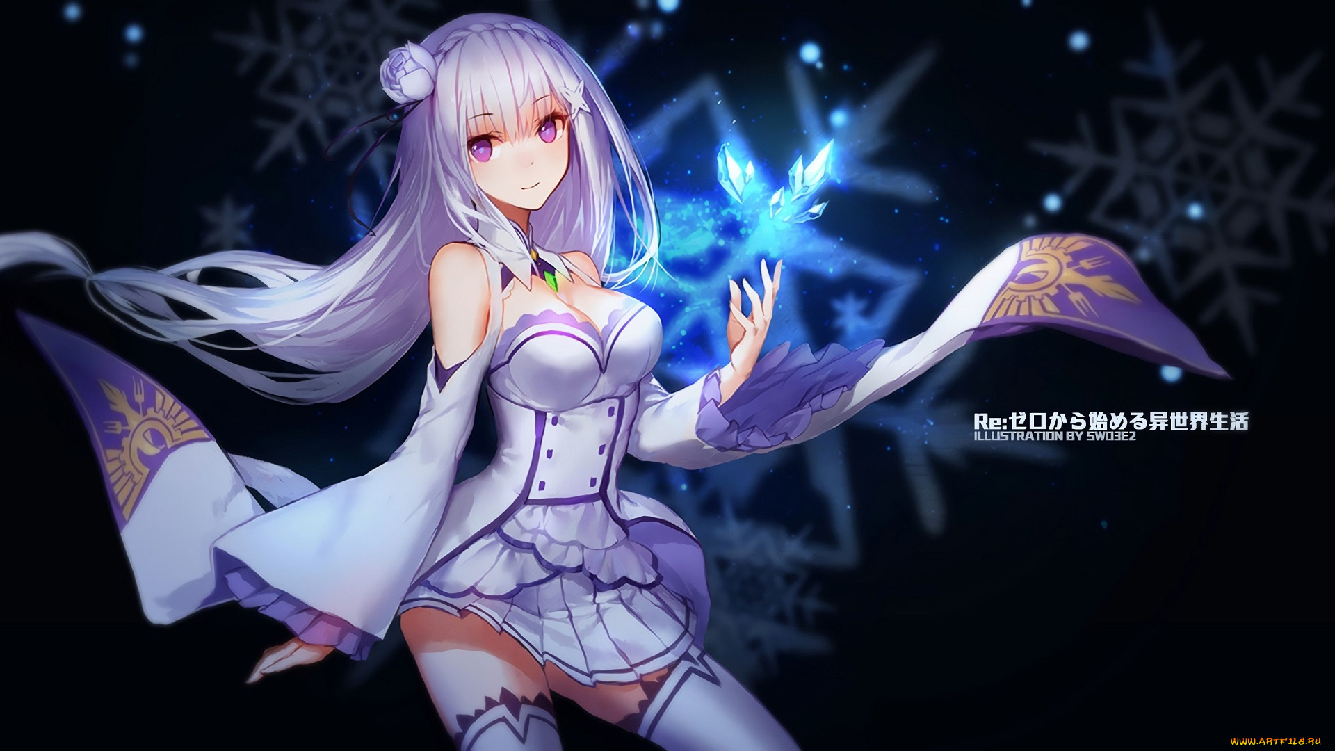 аниме, re, , zero, kara, hajimeru, isekai, seikatsu, девушка