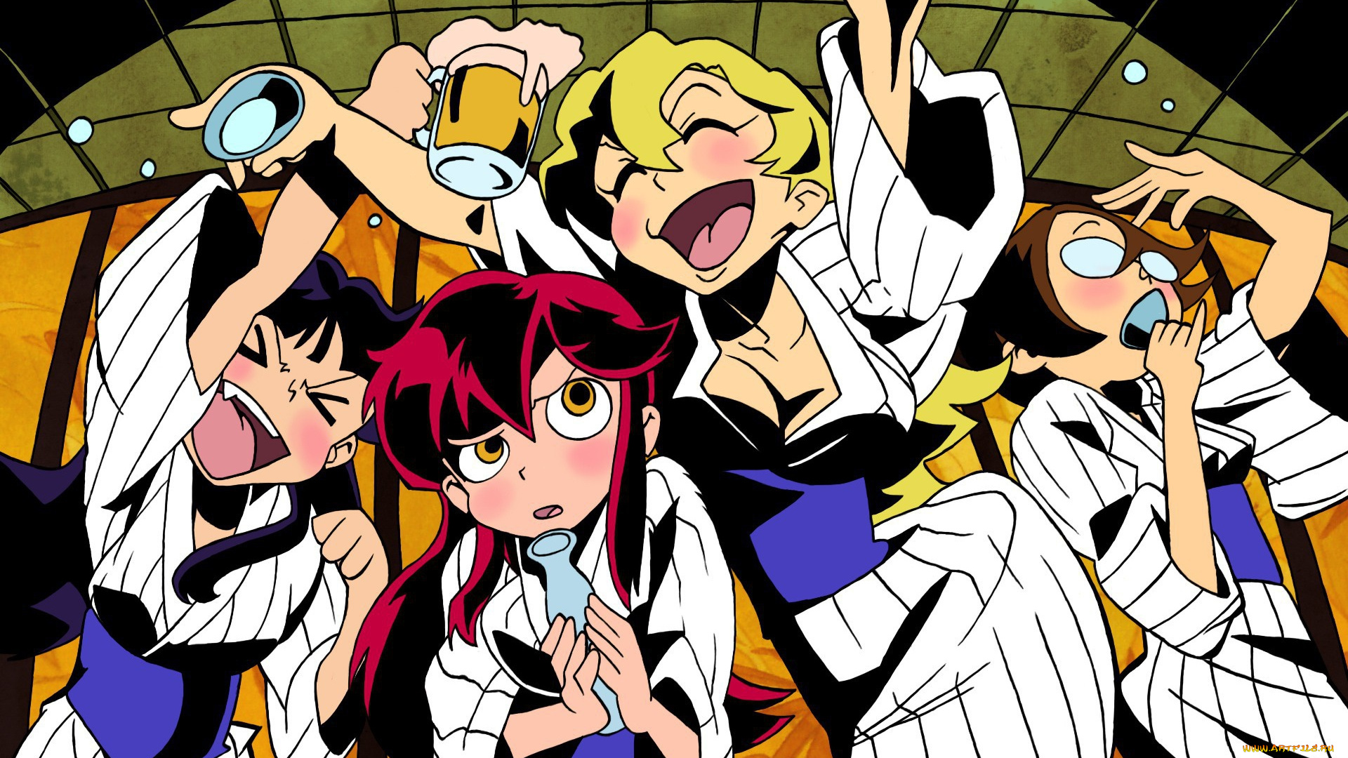 аниме, tengen, toppa, gurren-lagann, персонажи