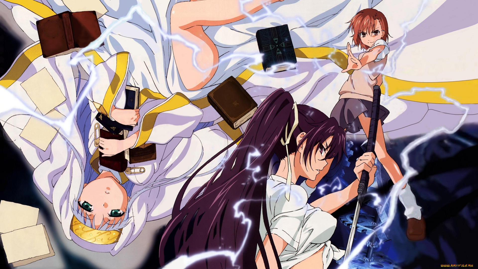 аниме, toaru, majutsu, no, index, девушки