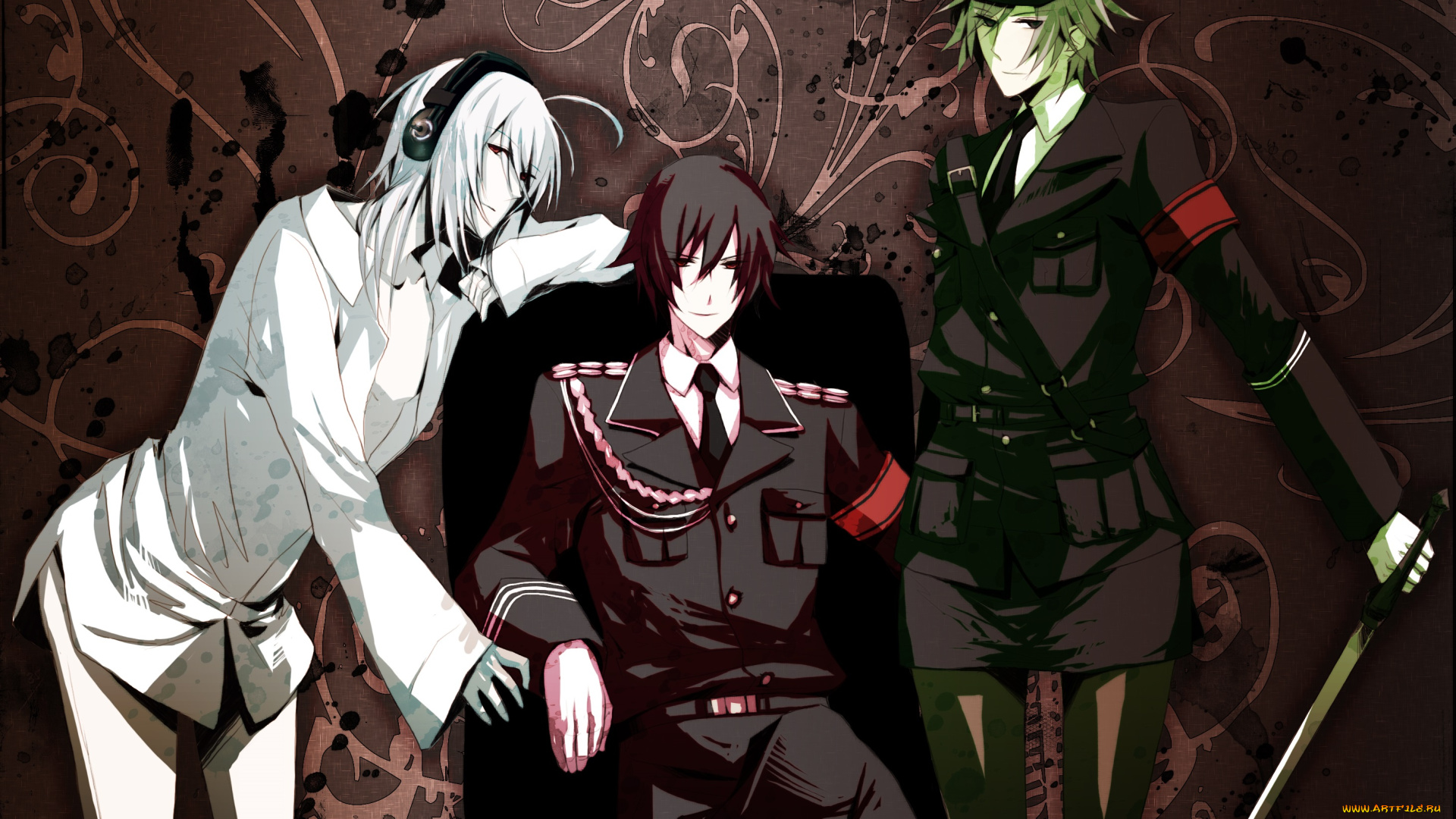 аниме, togainu, no, chi, парни