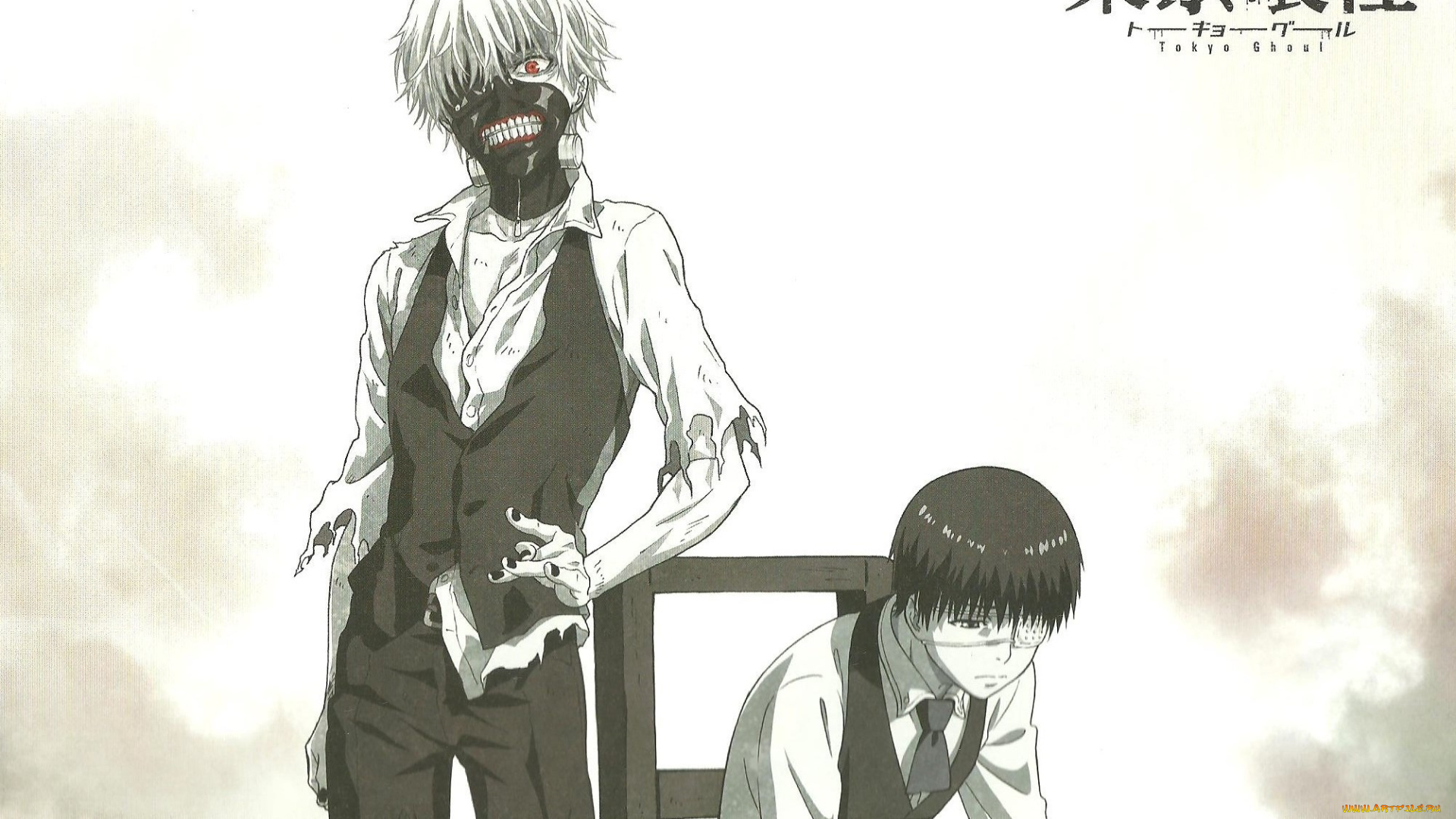 аниме, tokyo, ghoul, канеки