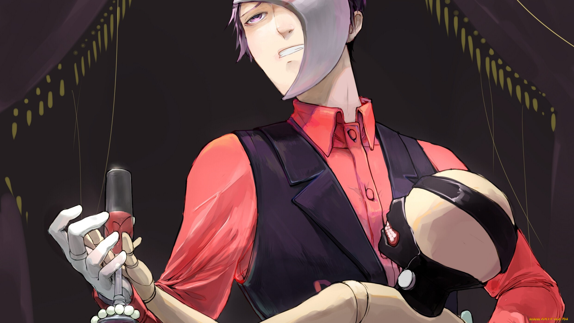 аниме, tokyo, ghoul, маска