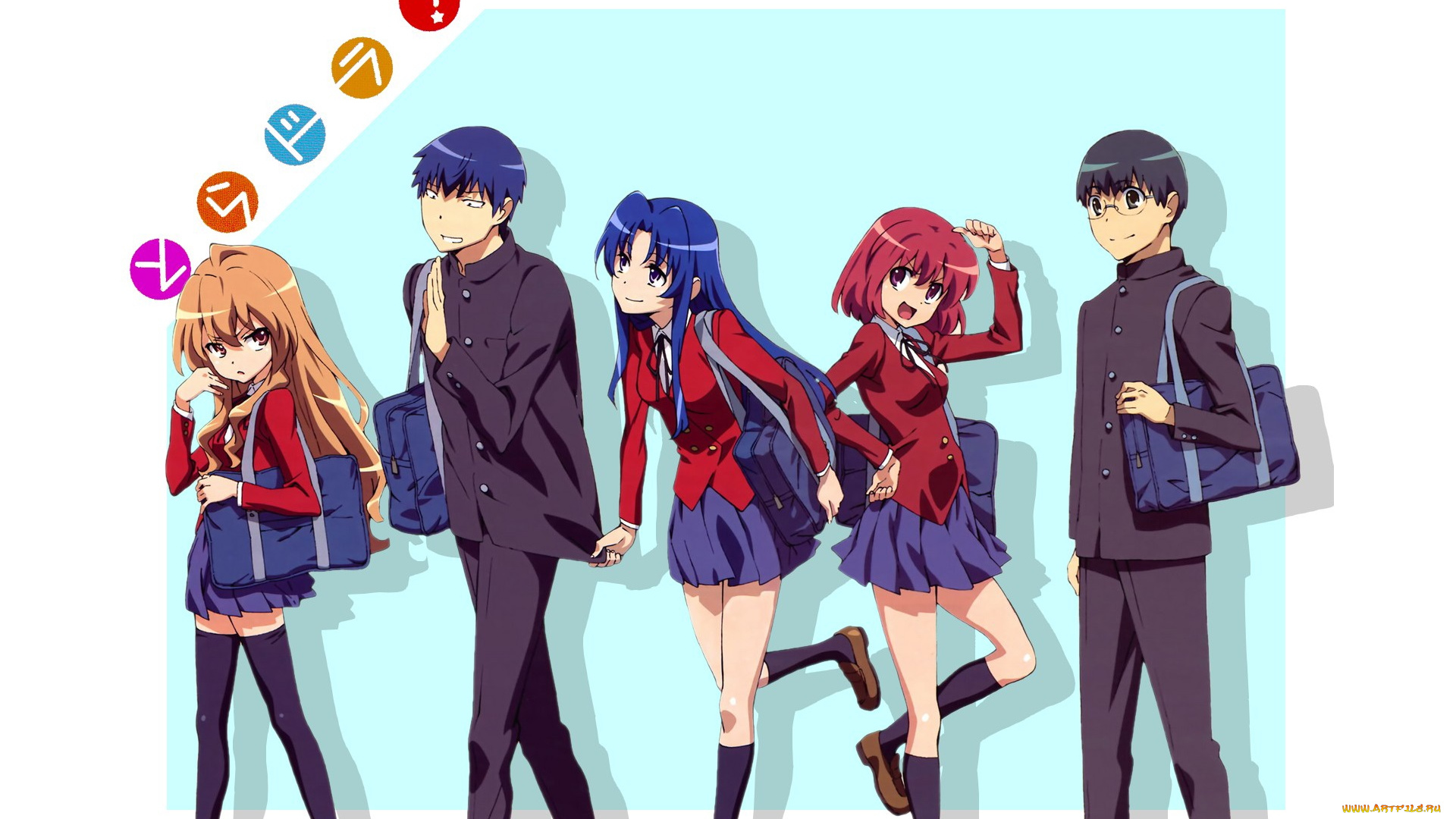аниме, toradora, персонажи