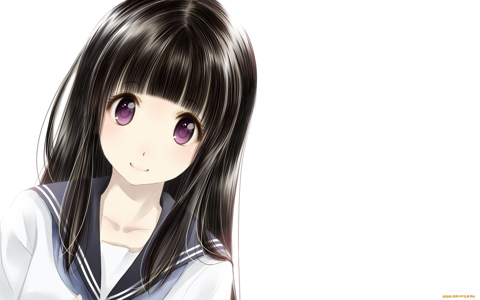 аниме, hyouka, девочка