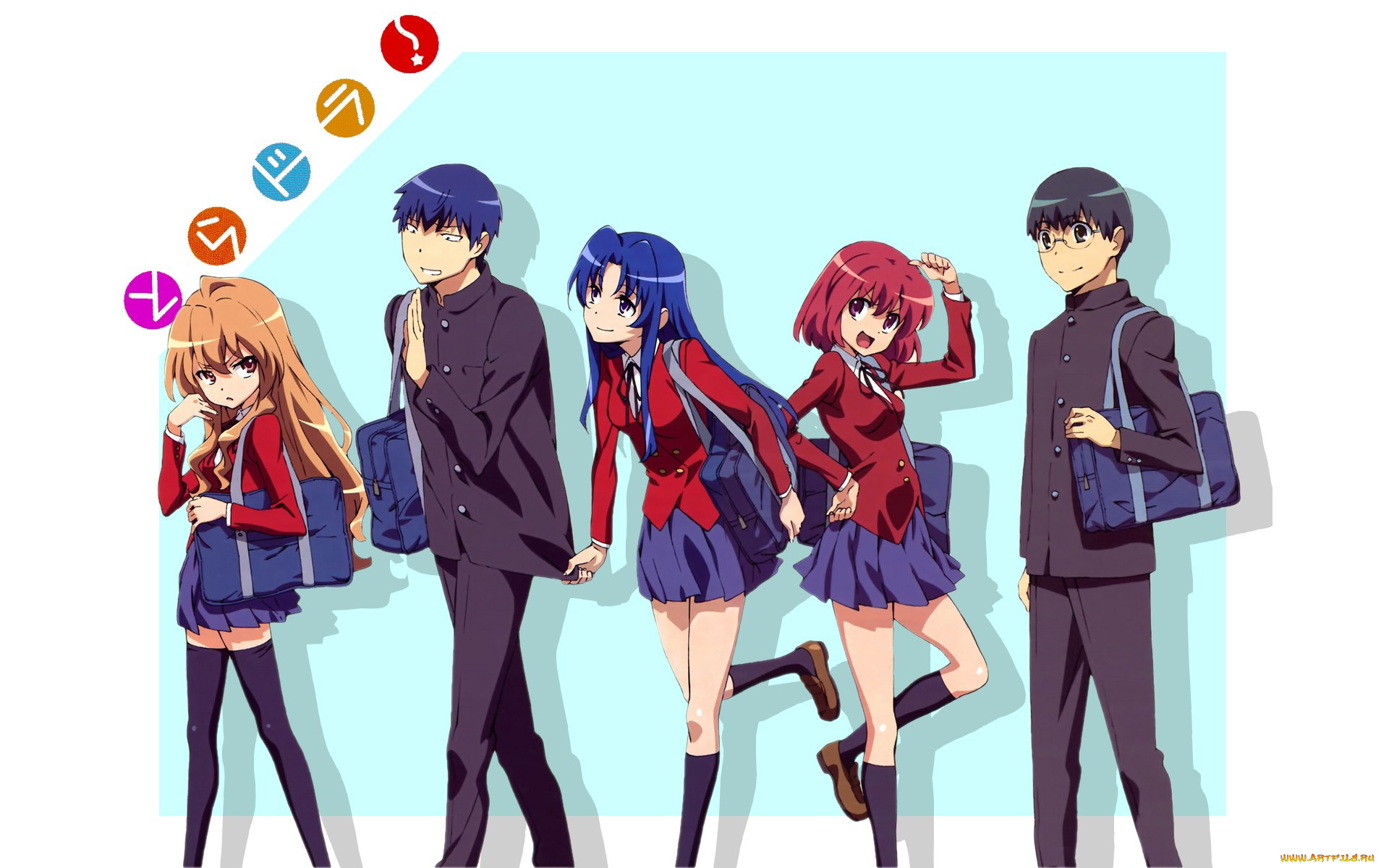 аниме, toradora, персонажи